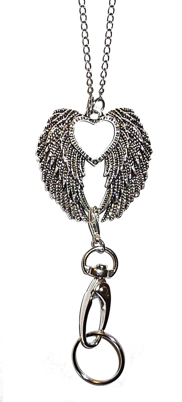 Stylish Women's Lanyard with Stainless Steel Chain - Trendy ID Badge Holder, Keychain & Phone Necklace for Teachers, Cruise, Office & Events - Durable and Fashionable Accessory for Work, Travel and Daily Use