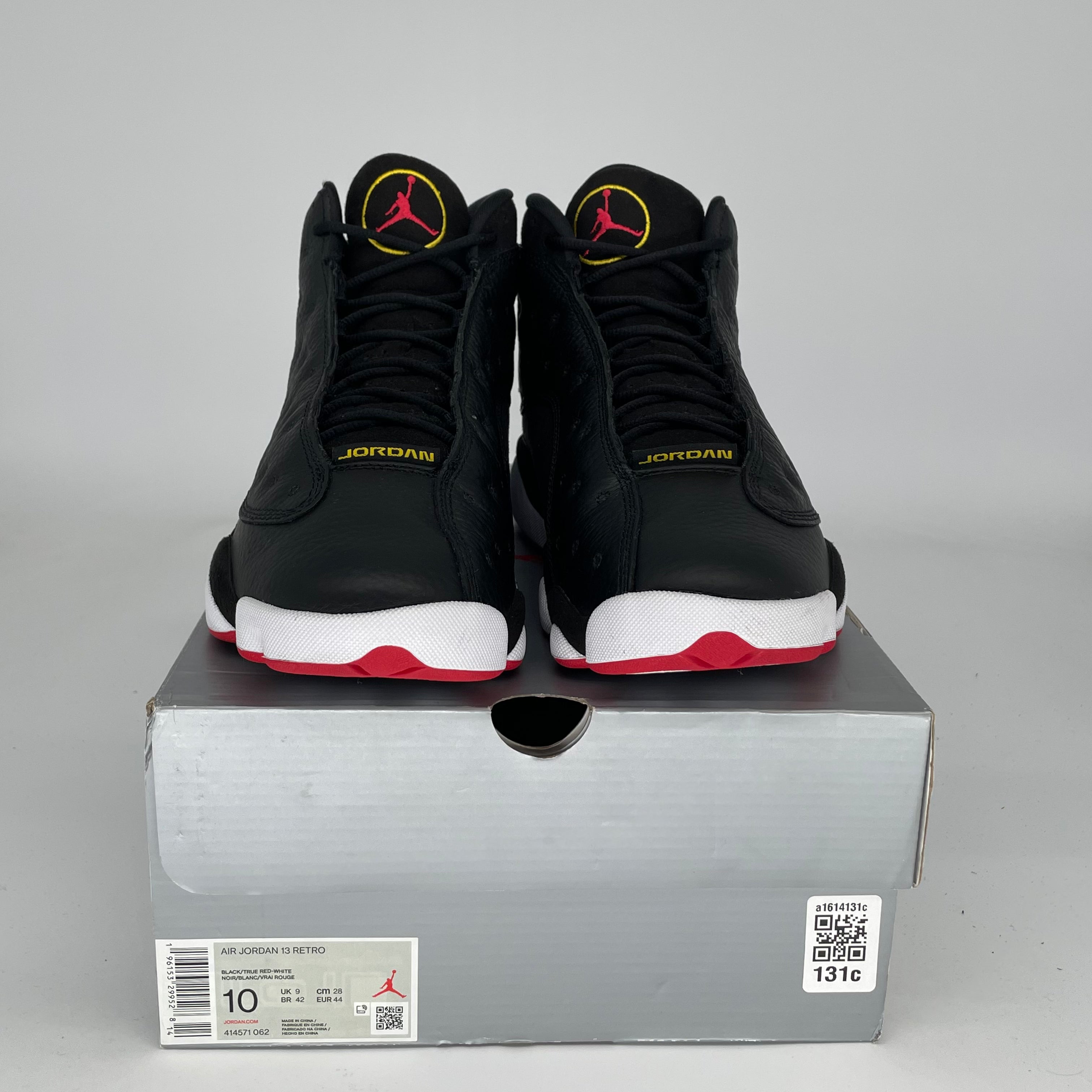 AIR JORDAN 13 PLAYOFFS Basketball Shoes Men's Size 10 Black/White 414571-062 - Perfect for Streetwear & Court Performance