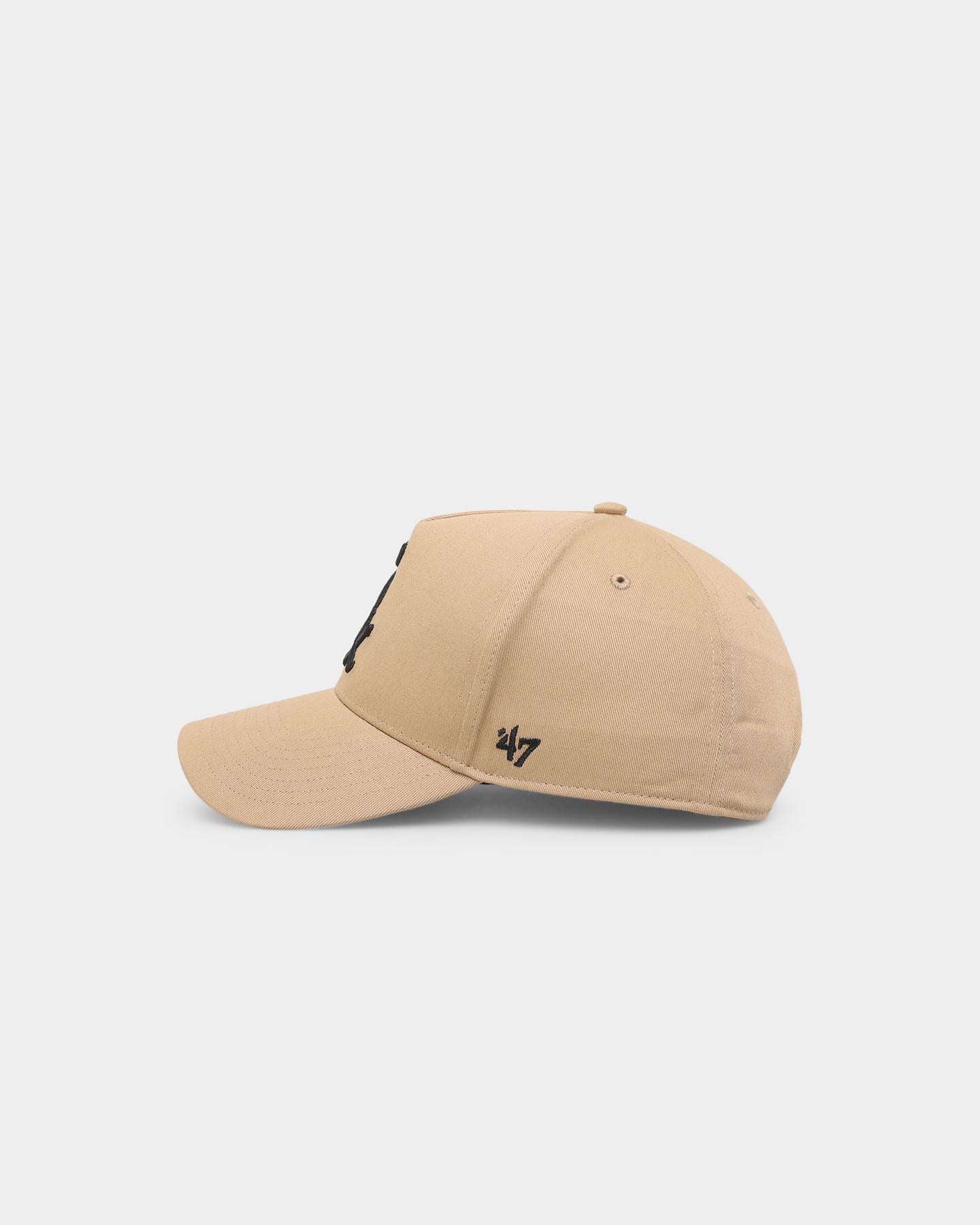 47 Brand Chicago White Sox 'Khaki Stadium' Sure Shot 47 MVP DT Snapback Hat - Khaki/Black Adjustable Baseball Cap for Men & Women - Perfect for Sports Games, Casual Wear & Fan Collections