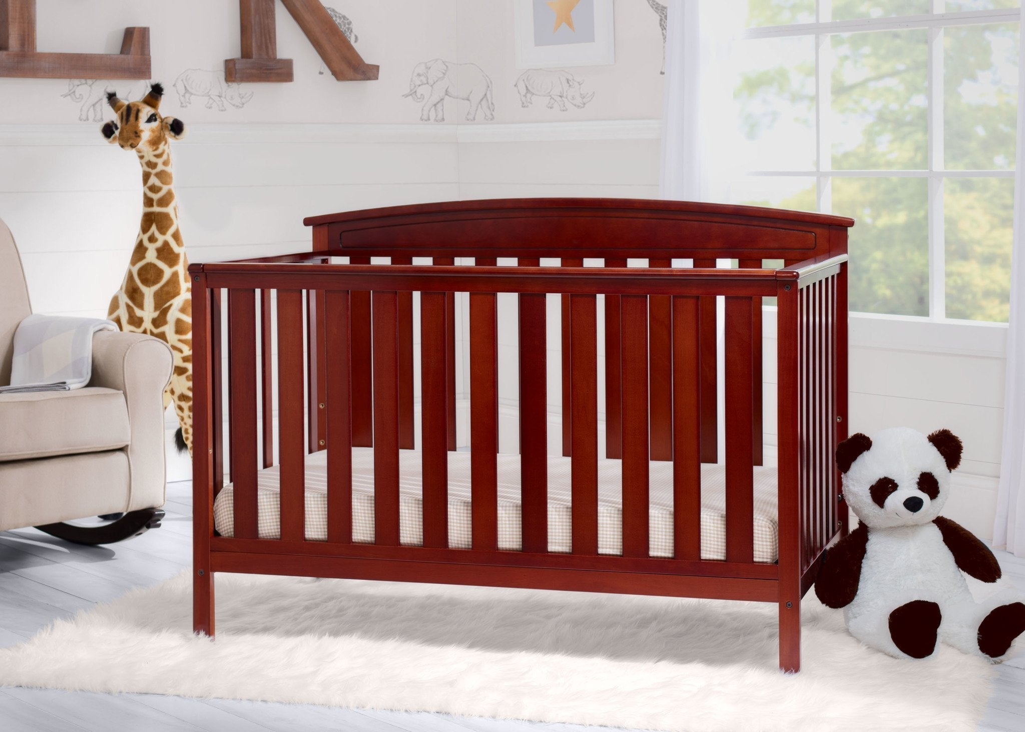 Gateway 4-in-1 Convertible Baby Crib - Toddler Bed, Daybed & Full-Size Bed - Safe Nursery Furniture for Boys & Girls - Perfect for Newborns to Teens Bedroom