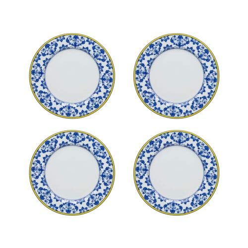 Vista Alegre Castelo Branco 10.5 Inch Porcelain Dinner Plates, Set of 4 - Elegant Tableware for Fine Dining & Special Occasions