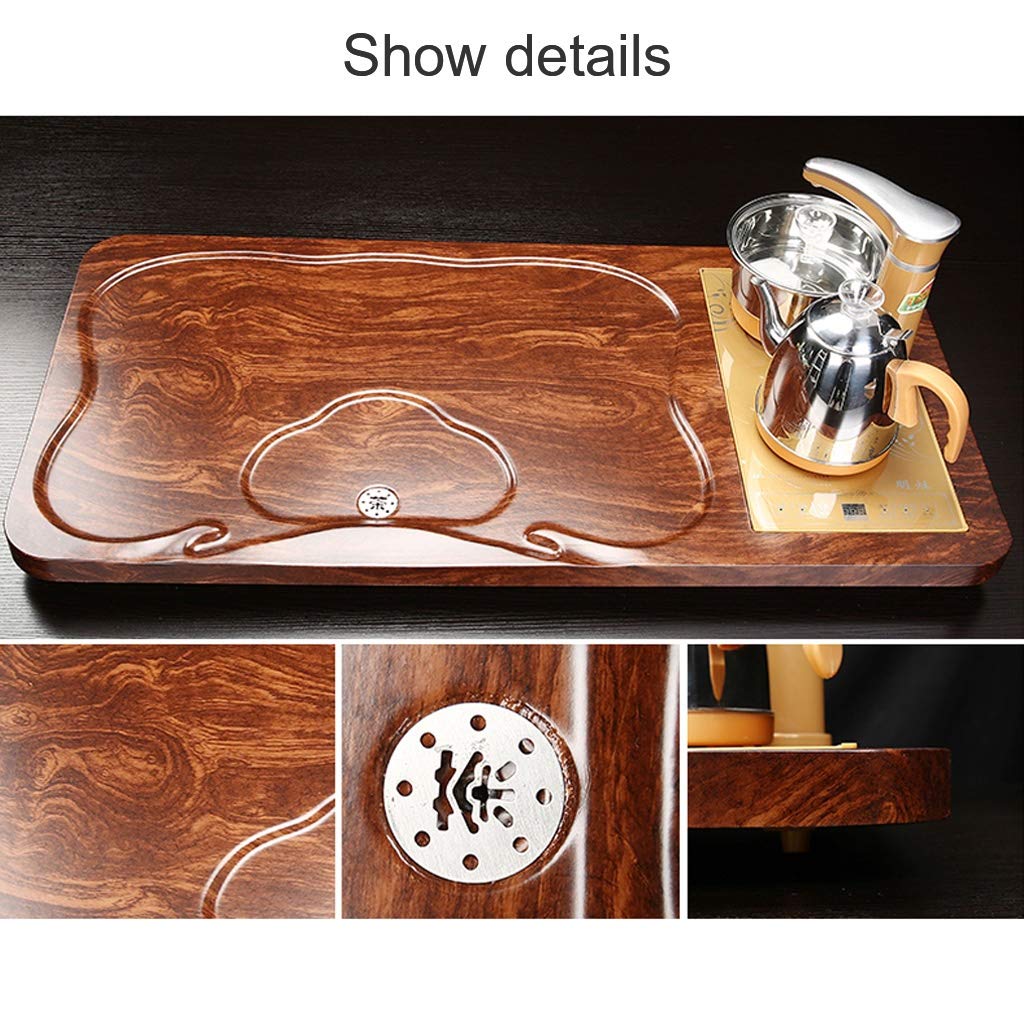 Premium Chinese Kung Fu Tea Set with Automatic Drainage Tray - Elegant Tea Ceremony Gift Set for Adults, Home & Office Use (Color: A-2) | Perfect for Zen Meditation, Afternoon Tea Parties & Asian Cultural Events
