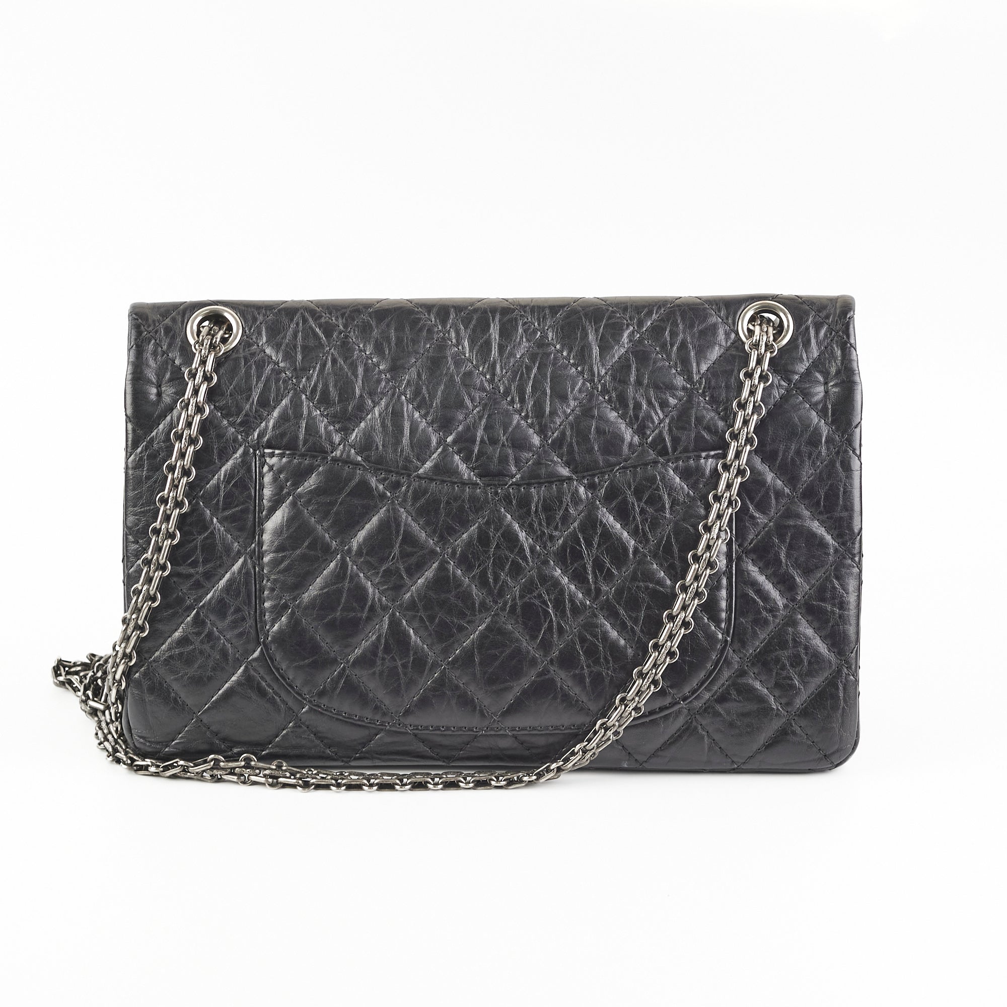 Chanel Reissue 226 Black Calfskin Shoulder Bag for Women | Luxury Leather Handbag | Perfect for Work, Evening Events & Special Occasions