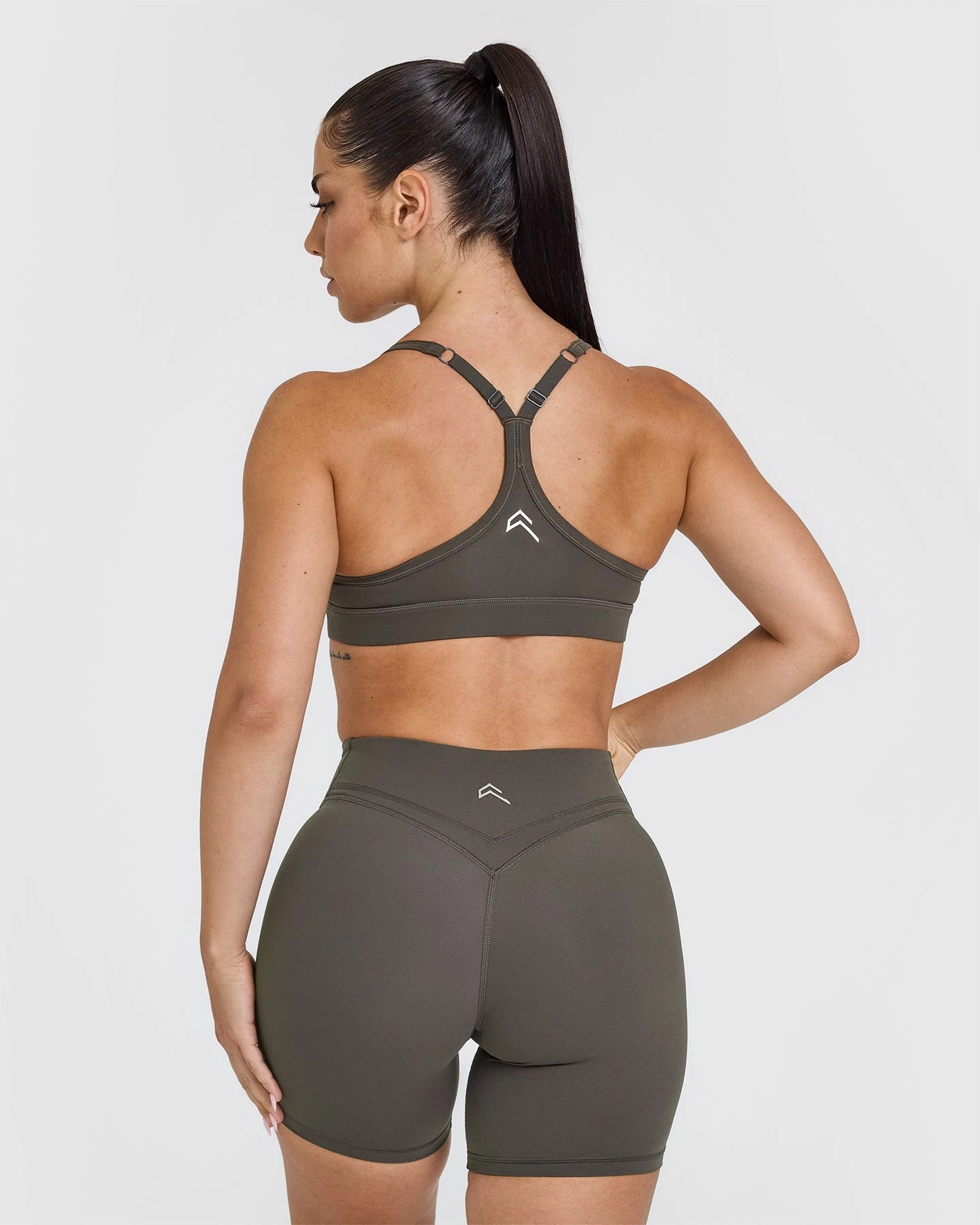 High-Quality Everyday Sports Bra for Women | Comfortable Deep Taupe Workout Top | Perfect for Yoga, Gym & Running