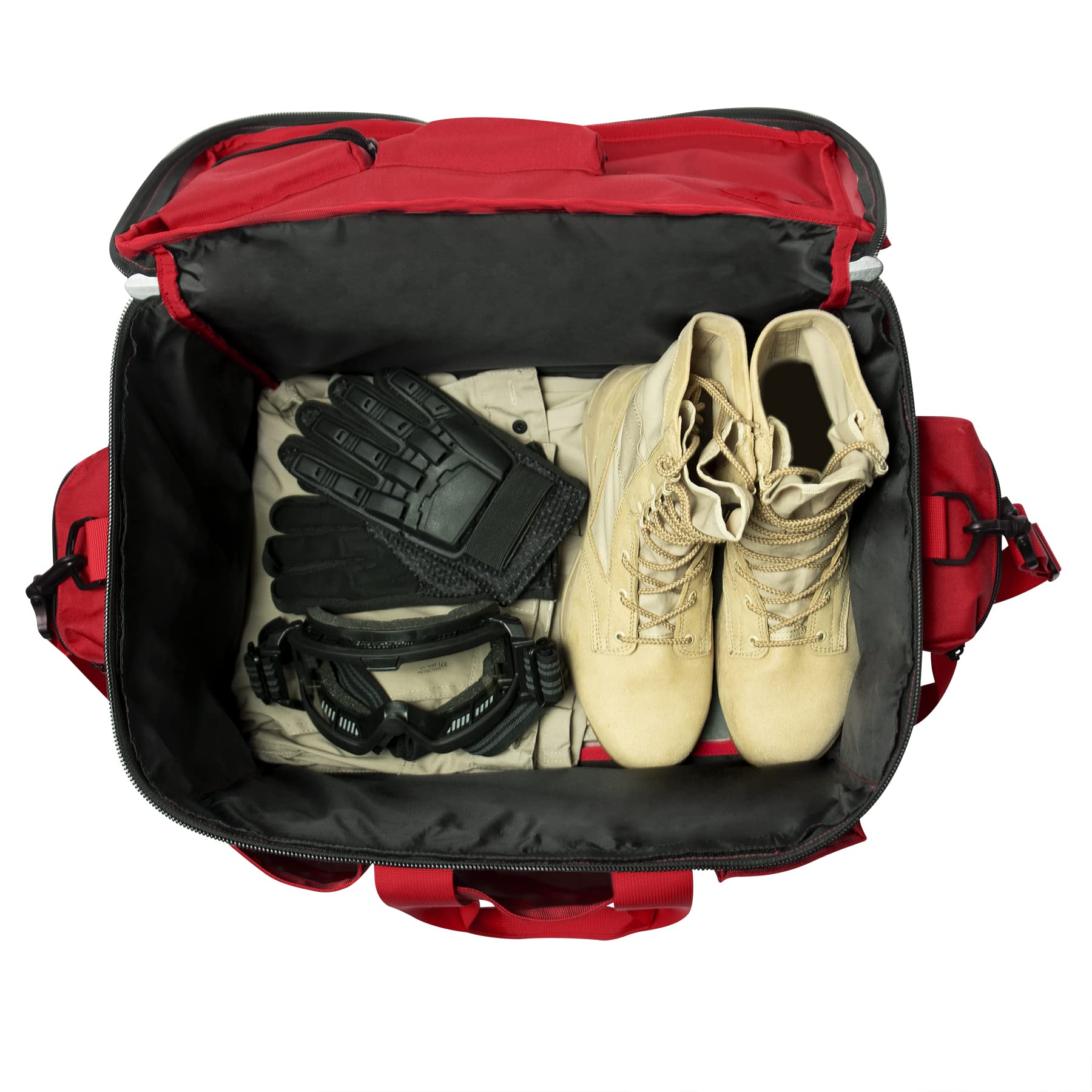 Rothco 20634 Tactical Police Equipment Bag - Durable Red Gear Storage for Law Enforcement, Military & Outdoor Use - Perfect for Duty, Training & Emergency Preparedness