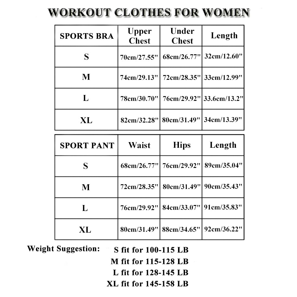 Nesyd 5-Piece Women's Workout Sets - Yoga, Gym, Running & Fitness Activewear Outfits | Perfect for Yoga Classes, Gym Training, Jogging & Outdoor Sports