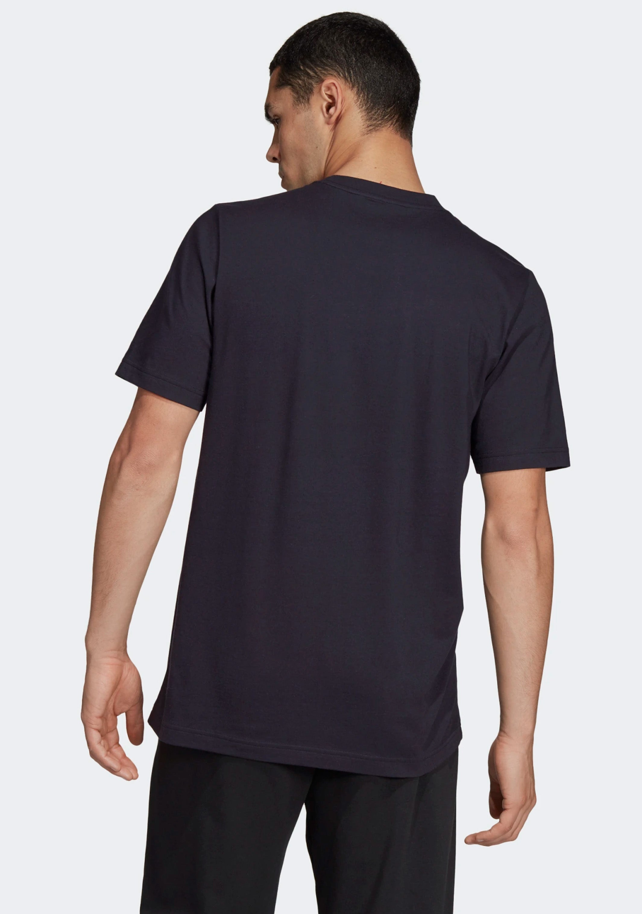 Adidas Men's Essential Plain T-Shirt - Soft Cotton Crew Neck Tee for Casual Wear, Gym & Everyday Comfort