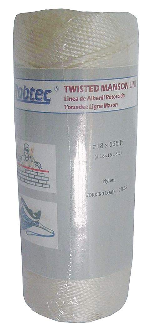 Premium White Nylon Twine Rope - 1/16