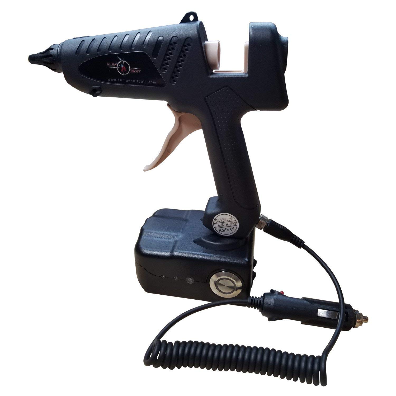 20V Dewalt Battery Glue Gun with Removable Cord - Compatible with Dewalt 20V MAX Batteries (Tool Not Included) - Perfect for DIY Crafts, Home Repairs and Woodworking Projects