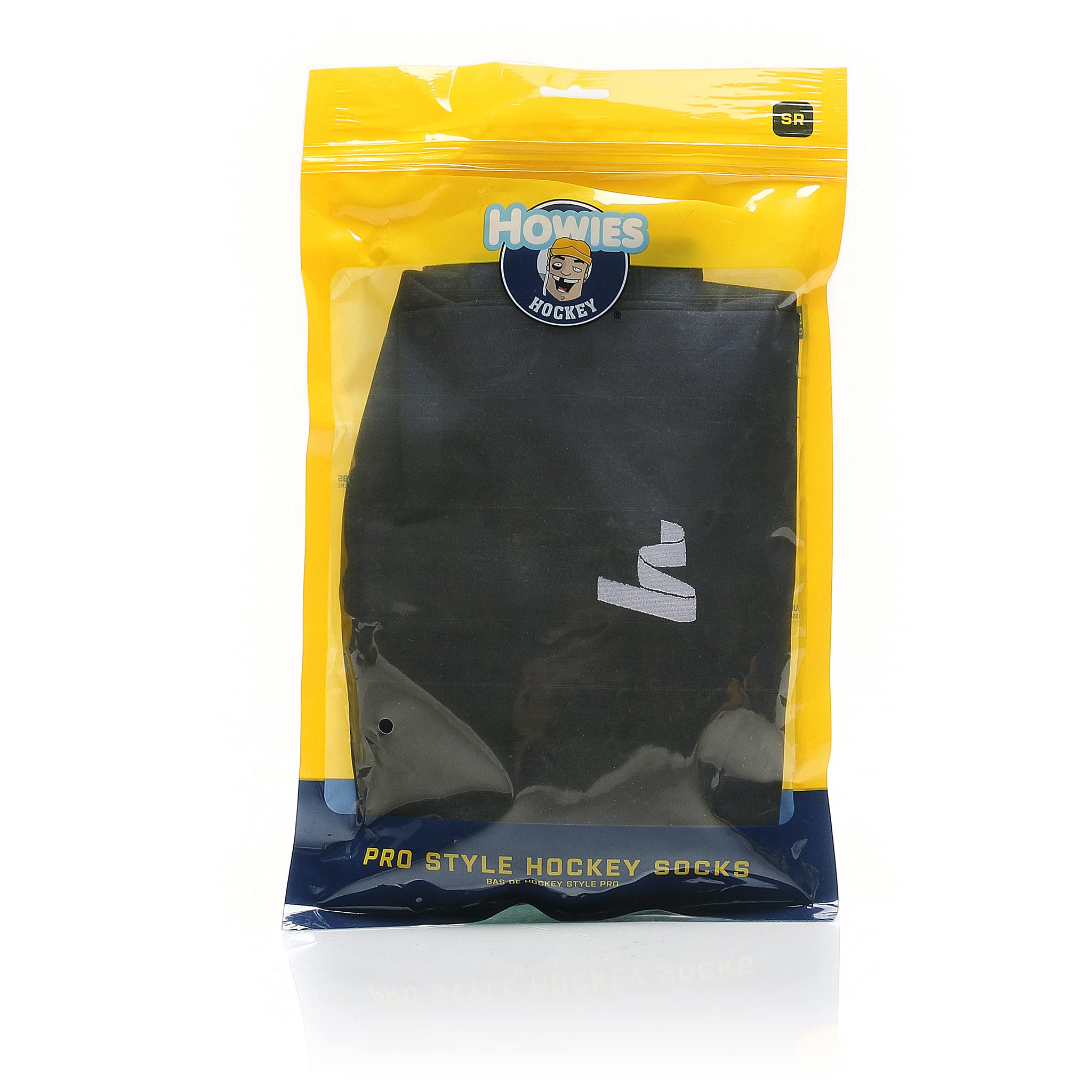Howies Pro Style Ice Hockey Sock - Breathable 100% Polyester Hockey Socks for Men & Women, 22