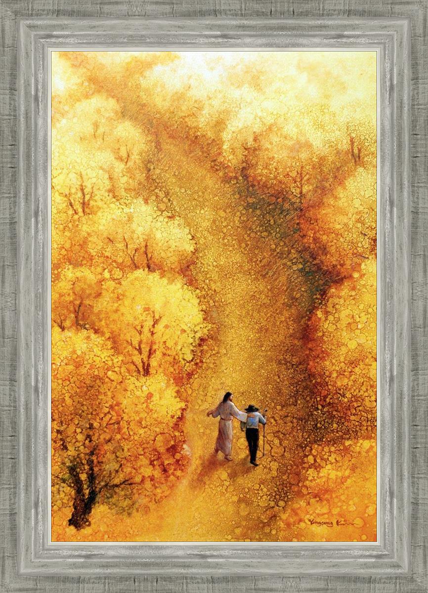 By Your Side - Heartwarming Art Print by Yongsung Kim | Christian Home Decor, Wall Art for Living Room & Bedroom | Perfect Gift for Weddings, Anniversaries & Housewarming
