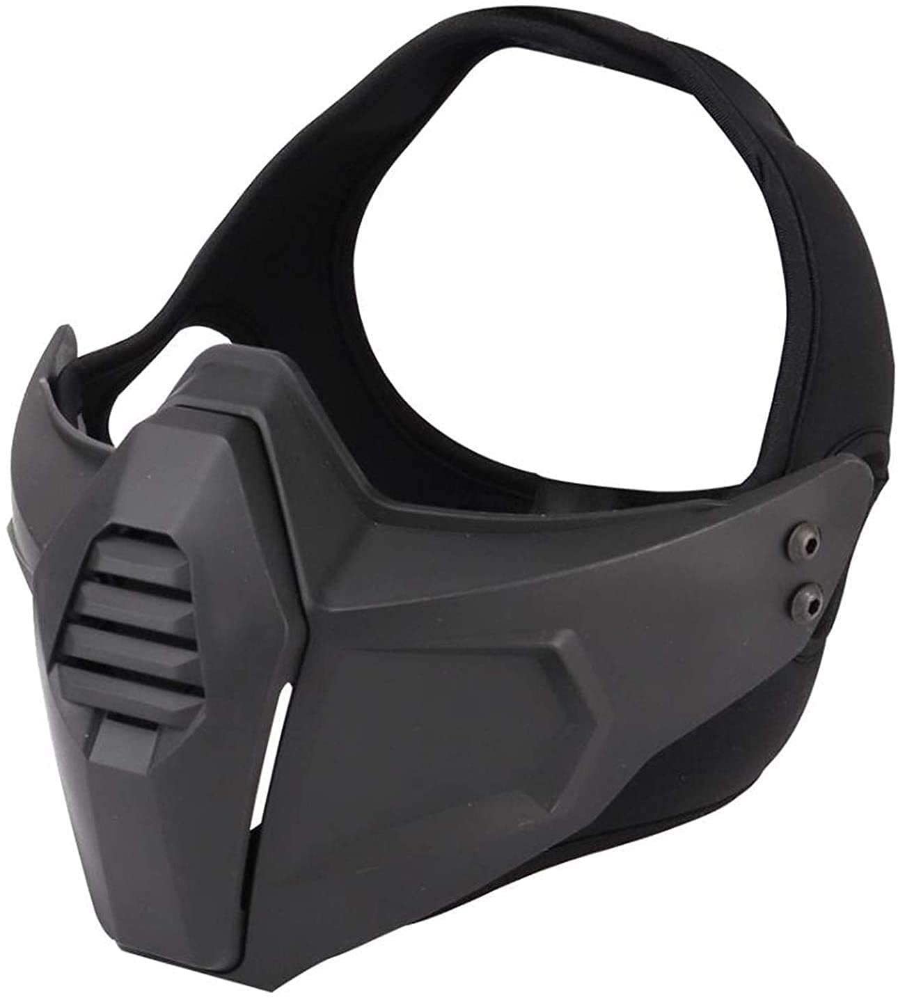 Tactical Airsoft Helmet with Half Face Mask & 3D Split Safety Goggles - Military Style Protective Gear for Airsoft, Paintball, Hunting, CS Games & Role-Playing Scenarios