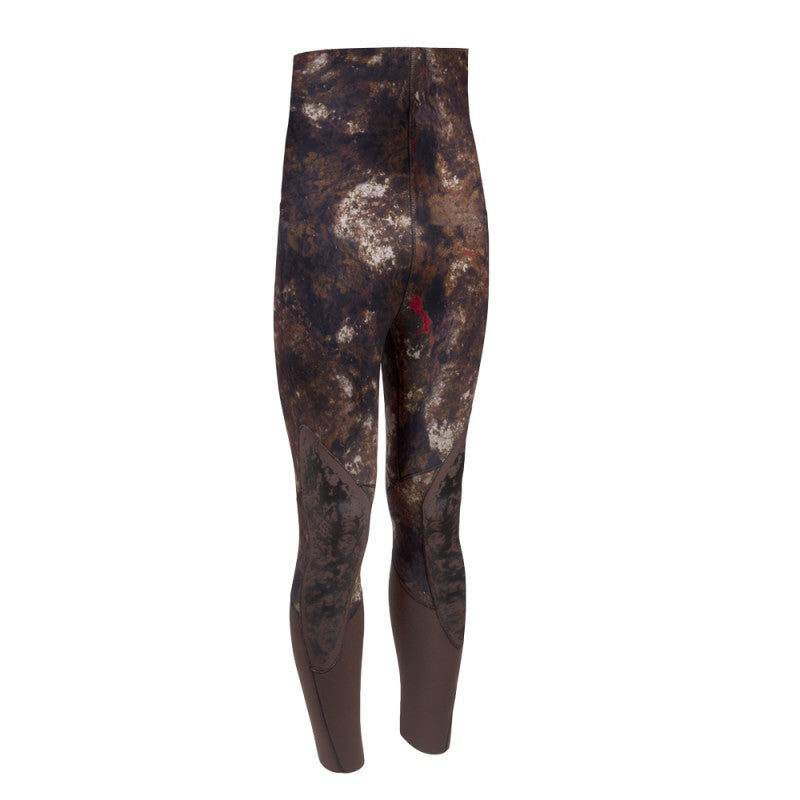 Beuchat Rocksea Trigocamo 3mm Wetsuit Pants for Scuba Diving & Spearfishing - Camouflage Design for Ocean Adventures