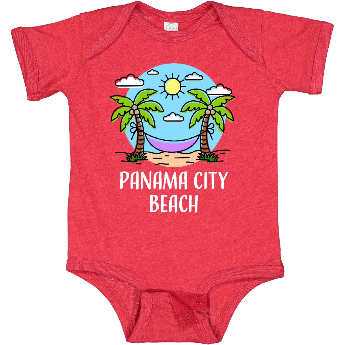 Inktastic Summer Vacation in Panama City Beach Baby Bodysuit - Cute & Comfortable Infant Onesie for Beach Trips, Family Vacations & Photo Shoots