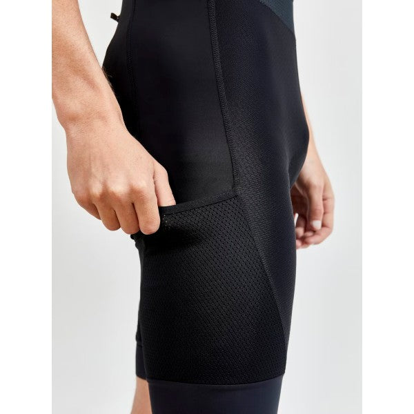 Craft ADV Gravel Bib Shorts for Men - Cycling Padded Shorts with Comfortable Chamois for Mountain & Road Biking | Perfect for Gravel Riding, Endurance Training & Long-Distance Cycling