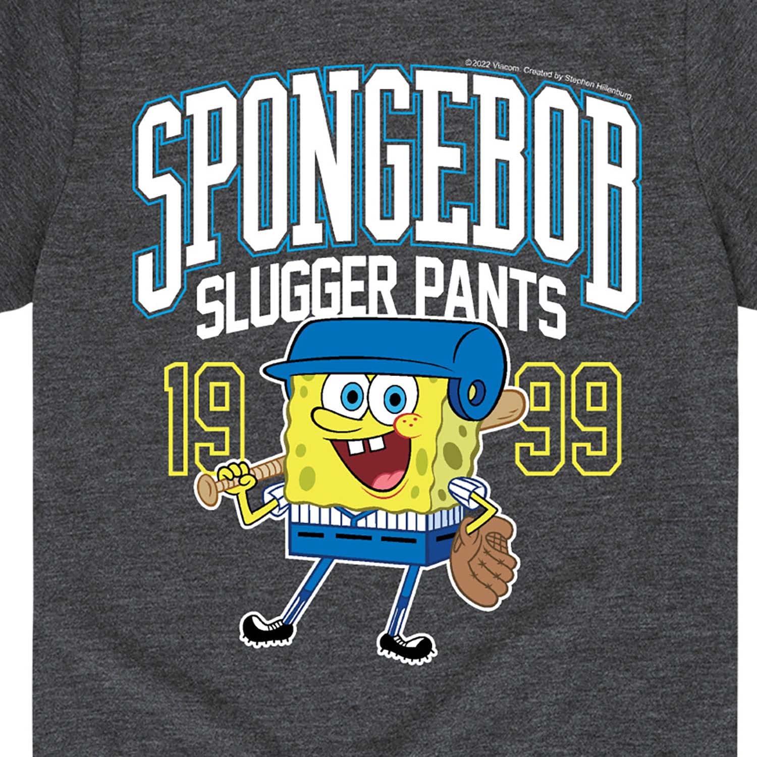 Spongebob Squarepants Graphic T-Shirt for Toddler & Youth | HYBRID APPAREL | Soft Short Sleeve Tee | Perfect for Playdates, Birthday Parties & Cartoon Lovers