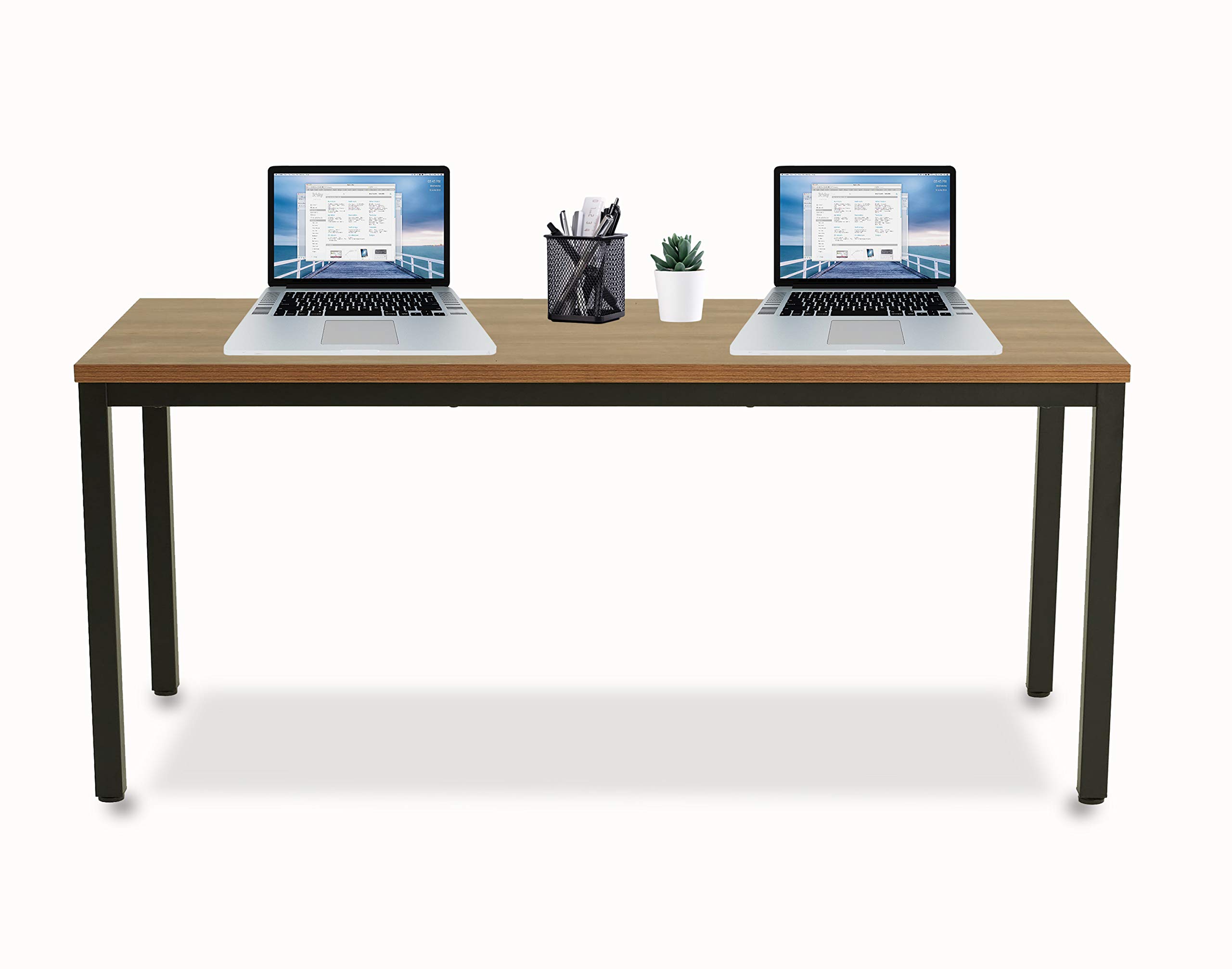 A AIRLLEN 30x59 Inches Modern Simple Sturdy Computer Desk - Home Office Writing Study Table with Spacious Workspace | Perfect for Remote Work, Online Classes & Small Space Home Offices