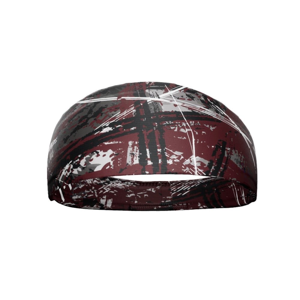 Wicked Maroon Headband for Women - Stretchy Comfortable Yoga Headband - Perfect for Workouts, Running, and Sports
