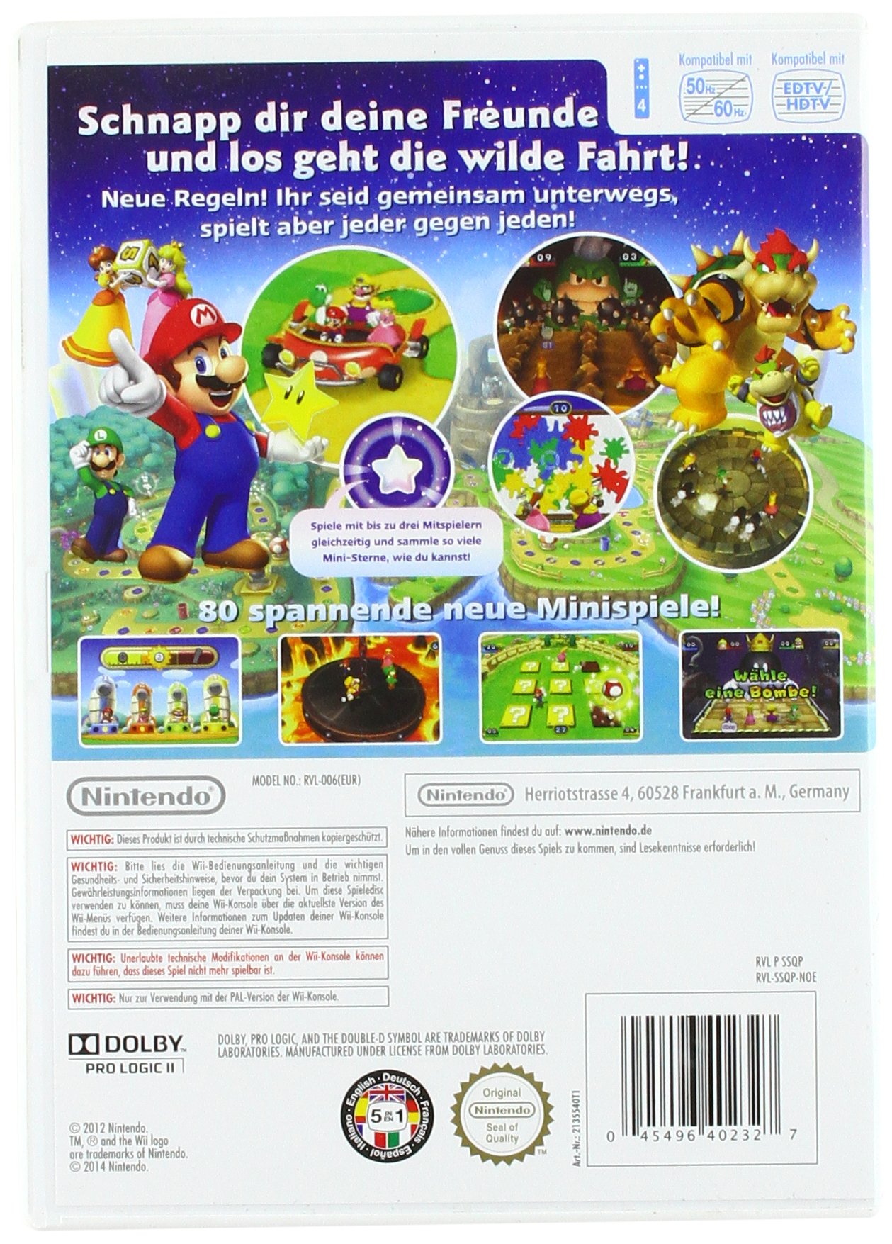 Mario Party 9 Nintendo Wii Game - Nintendo Selects Edition - Fun Multiplayer Family Board Game for Kids & Adults - Perfect for Parties, Game Nights & Family Gatherings