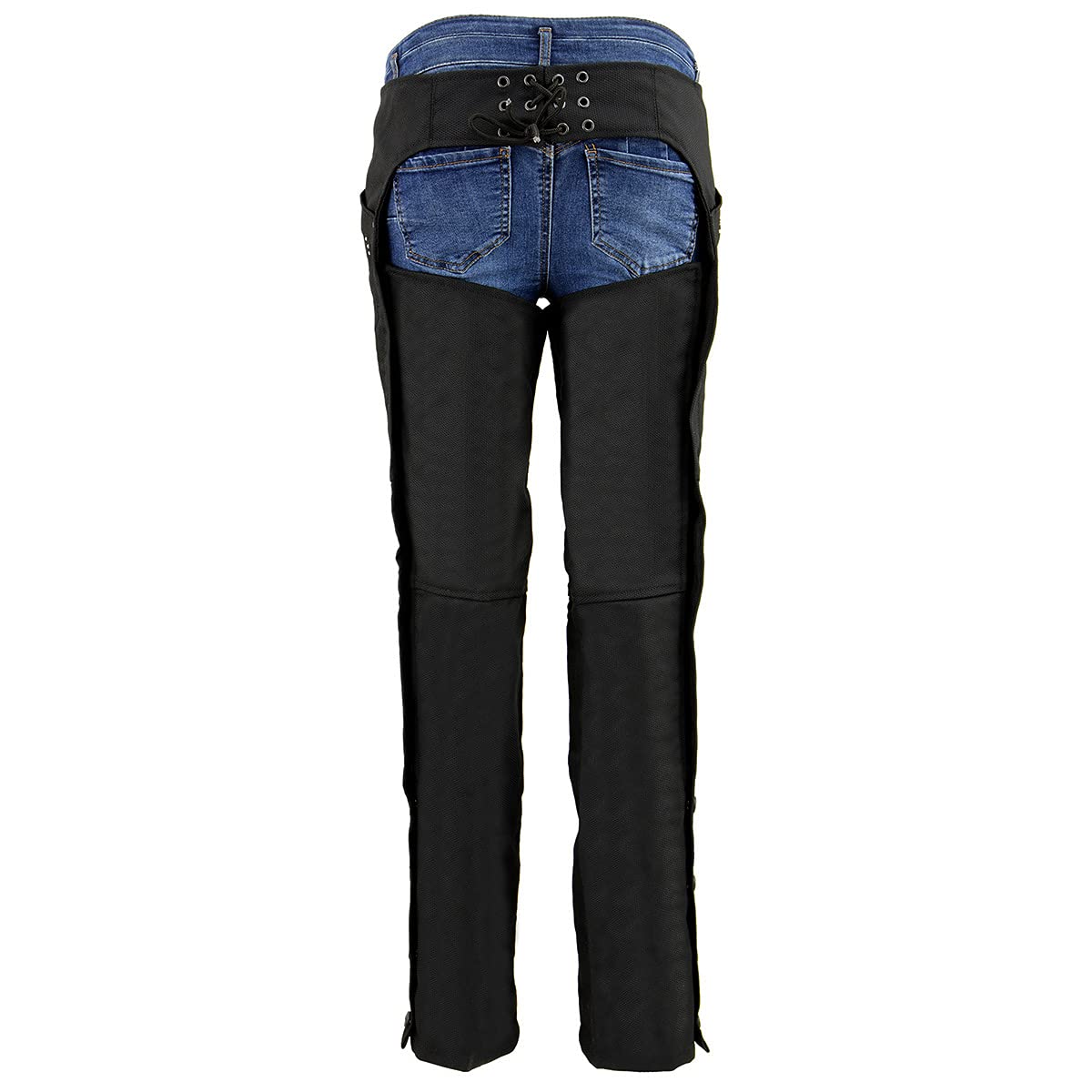 Milwaukee Leather Premium Textile Motorcycle Riding Chaps for Women - Small Size - Durable & Comfortable for Harley, Cruiser & Adventure Biking
