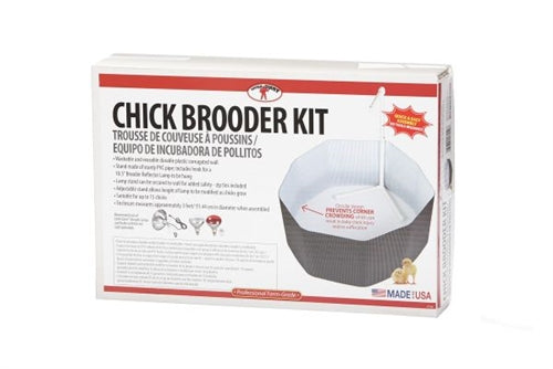 Premium Chick Brooder Kit with Adjustable Corral, Heat Lamp Stand, 250W Infrared Bulb & Thermometer - Complete Starter Set for Baby Chicks, Ducklings & Poultry - Ideal for Backyard Farming, Homesteading & Pet Care