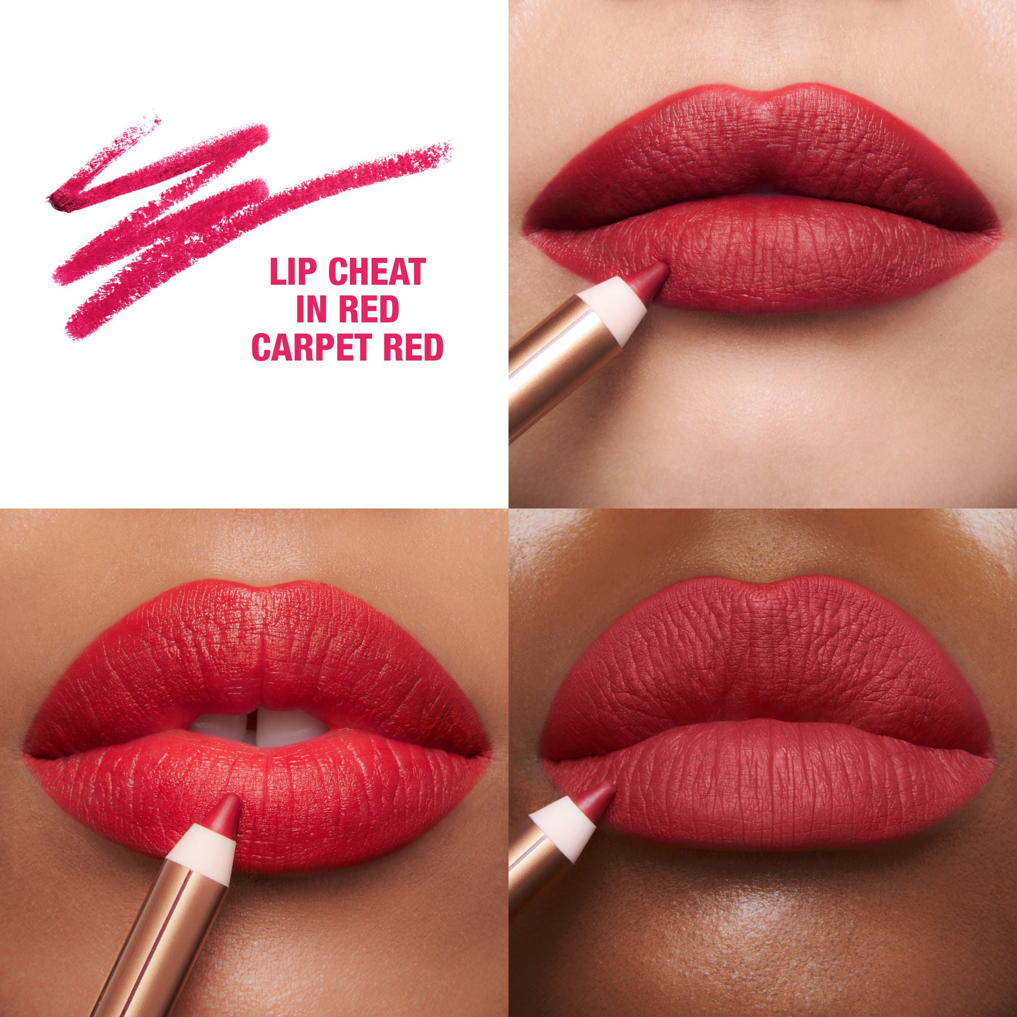 Charlotte Tilbury Lip Cheat Lip Liner - Long-Lasting, Waterproof Lip Pencil for Precise Definition & Fuller Lips | Perfect for Everyday Wear, Date Night & Special Occasions
