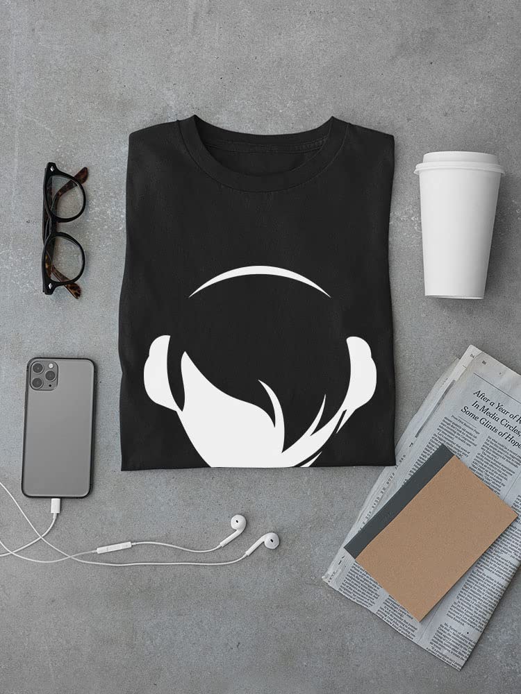 Emo Gamer Headset Silhouette Graphic T-Shirt for Men | Cool Gaming Tee for Gamers & Streamers | Perfect for Esports, Live Streaming & Casual Wear