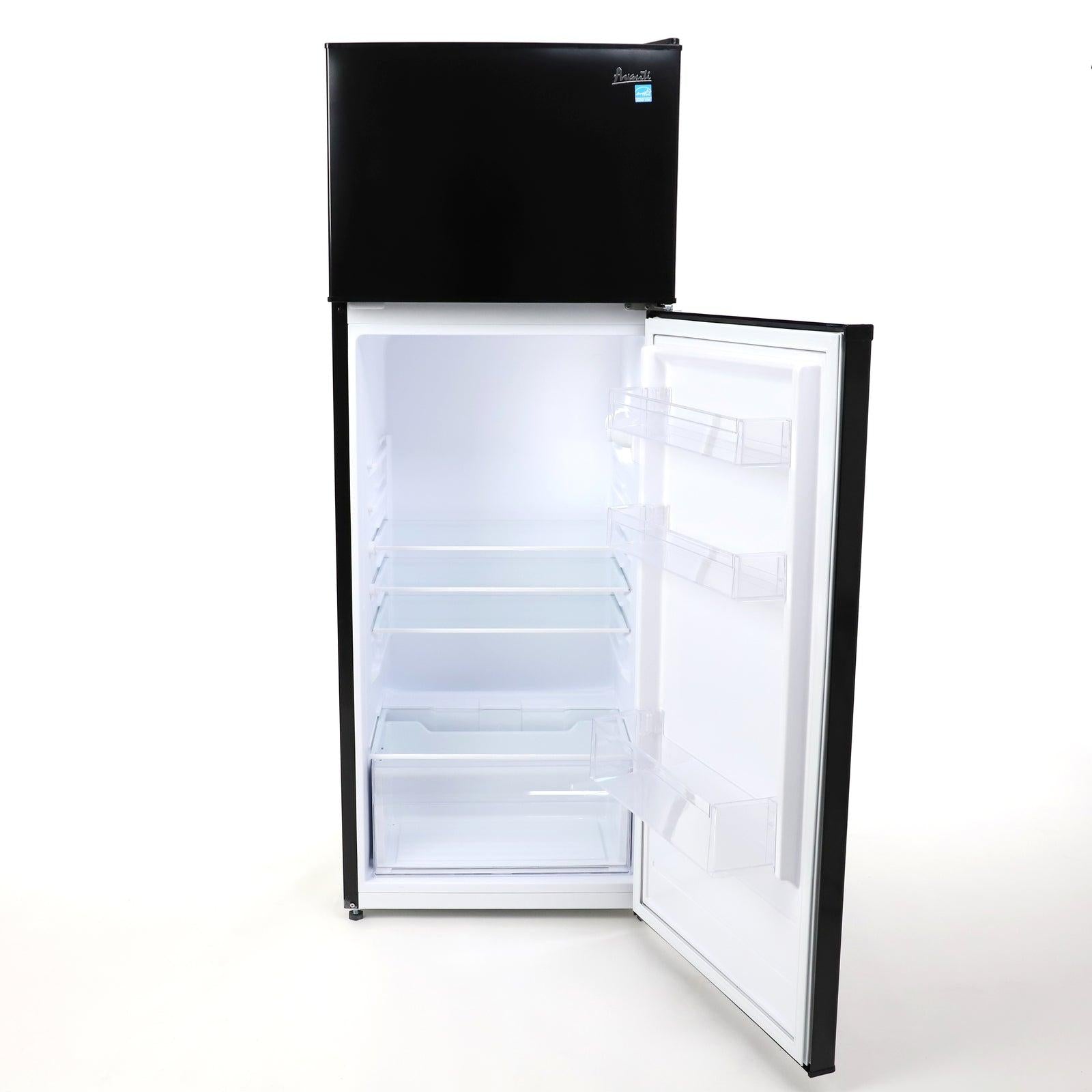 Avanti RA75V1B 7.4 Cu. Ft. Compact Refrigerator - Energy Efficient Apartment Size Fridge with Freezer for Small Spaces, Dorms, Studios & RVs