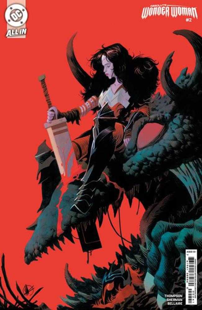 Absolute Wonder Woman #2 Cover D 1 in 25 Matteo Scalera Variant - Comic Book Collector's Edition with Premium Card Stock - Perfect for Display, Gifts & DC Comics Collections