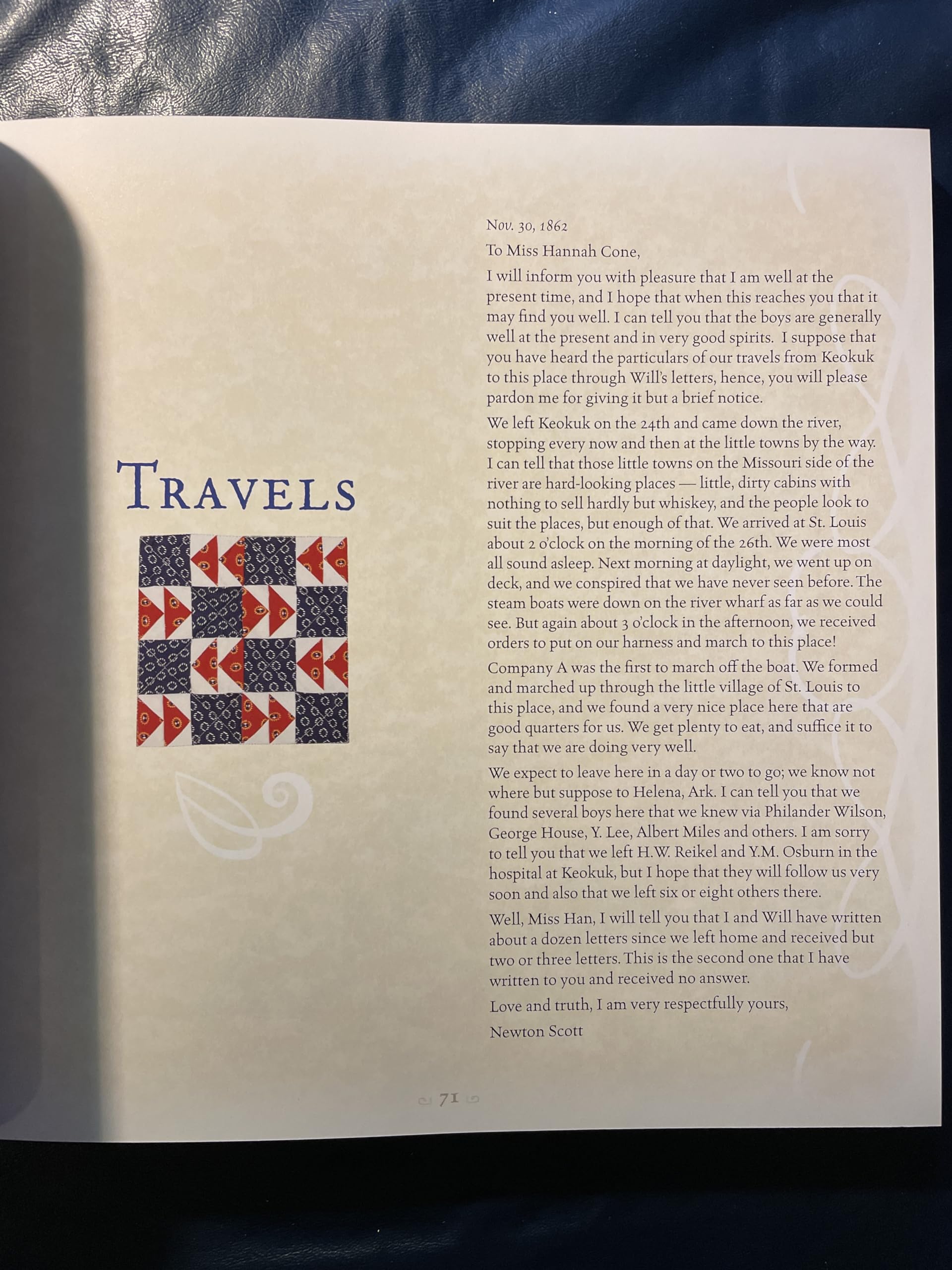 Civil War Love Letter Quilt - 121 Historical Quilt Block Patterns Inspired by Romance & War | Perfect for Quilting Enthusiasts & History Lovers
