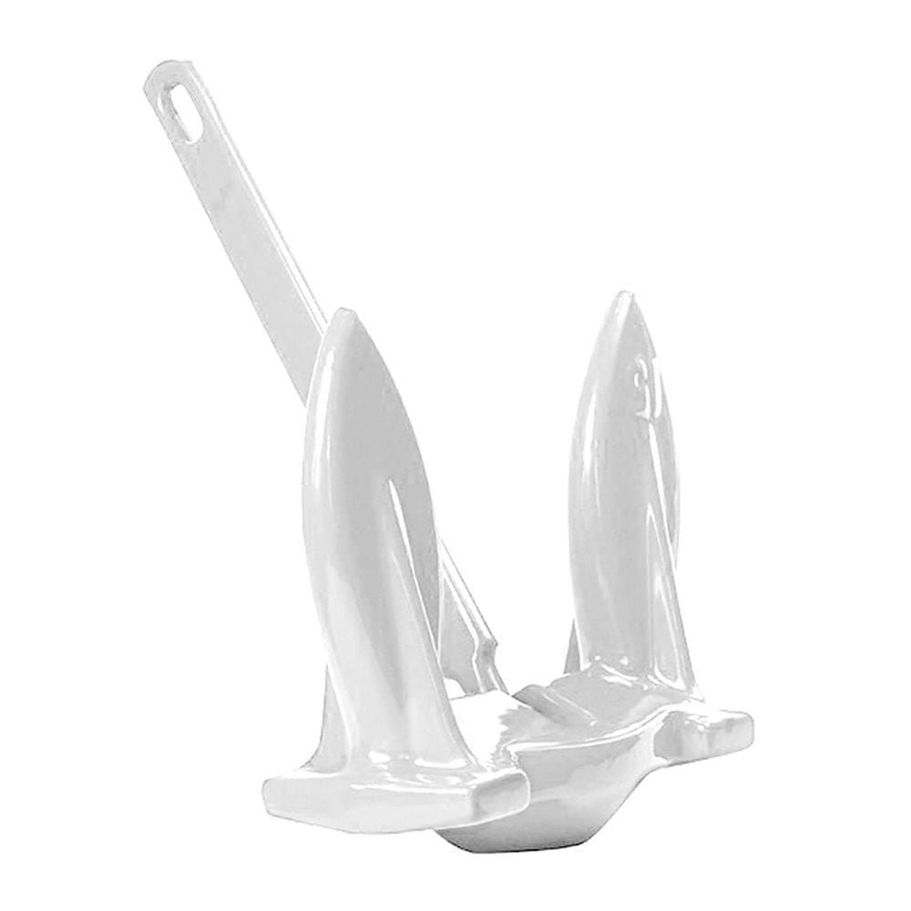 Heavy Duty 20 lb Navy Anchor for Boats, Ships & Marine Use - Durable Galvanized Steel Anchor for Secure Mooring & Anchoring in Water