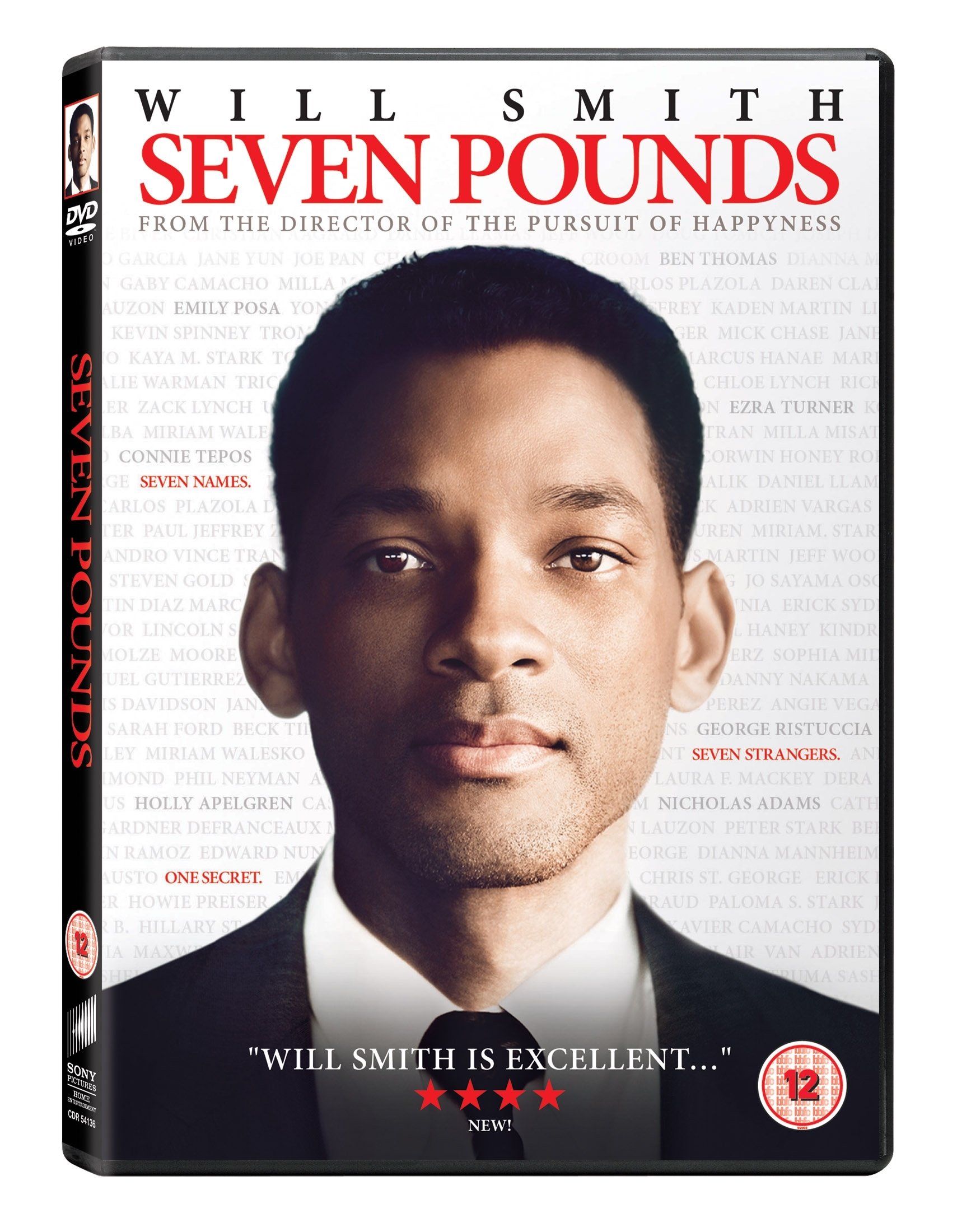 Seven Pounds DVD - Starring Will Smith - Emotional Drama Movie for Home Entertainment & Movie Nights