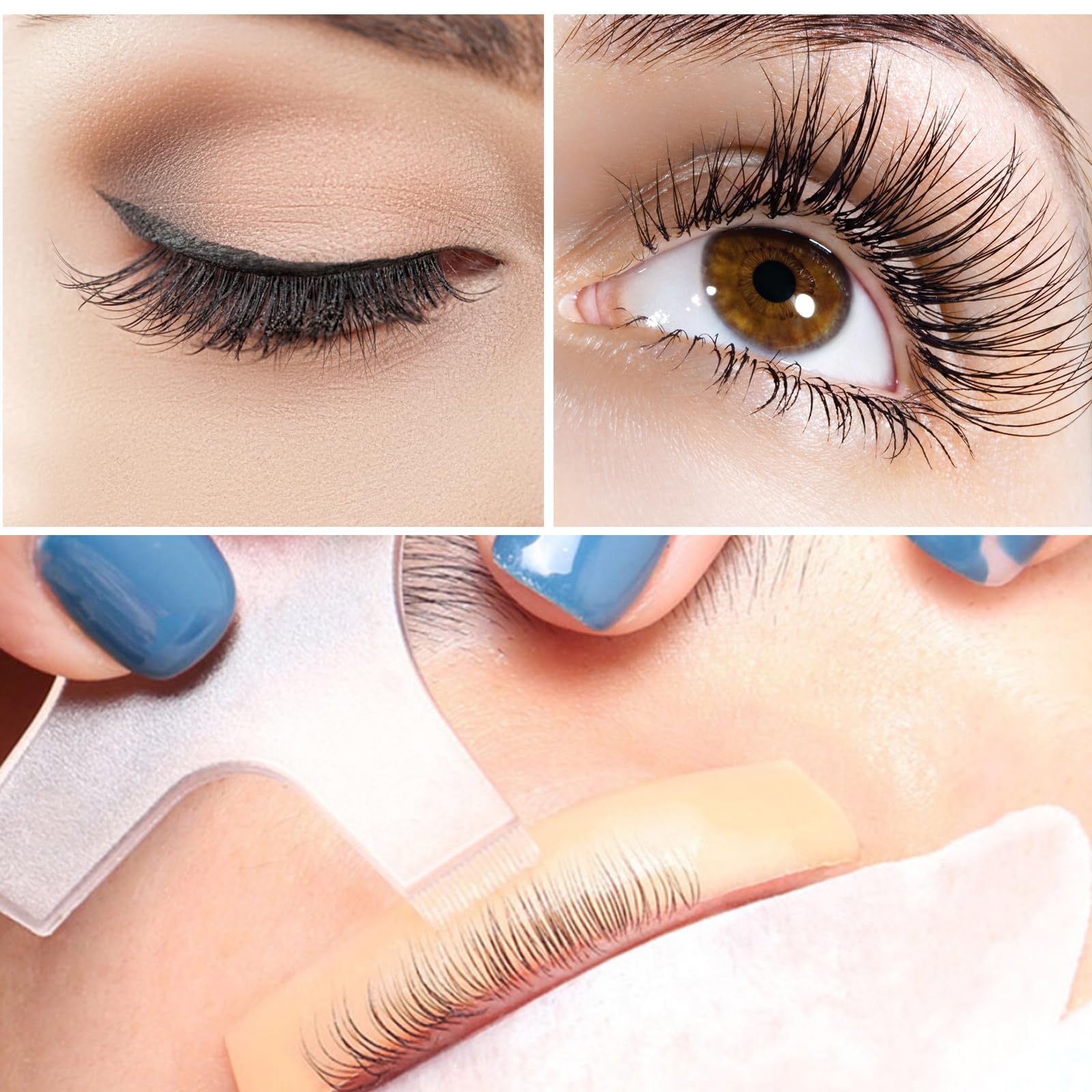 Sibba Mini Y Shape Eyelash Brush Comb - 50 Pack Transparent Silicone Lash Separator for Eyelash Extensions, Perm & Lift - Professional Lash Grooming & Cleanup Tool (Perfect for Salons, DIY Home Use & Makeup Artists)