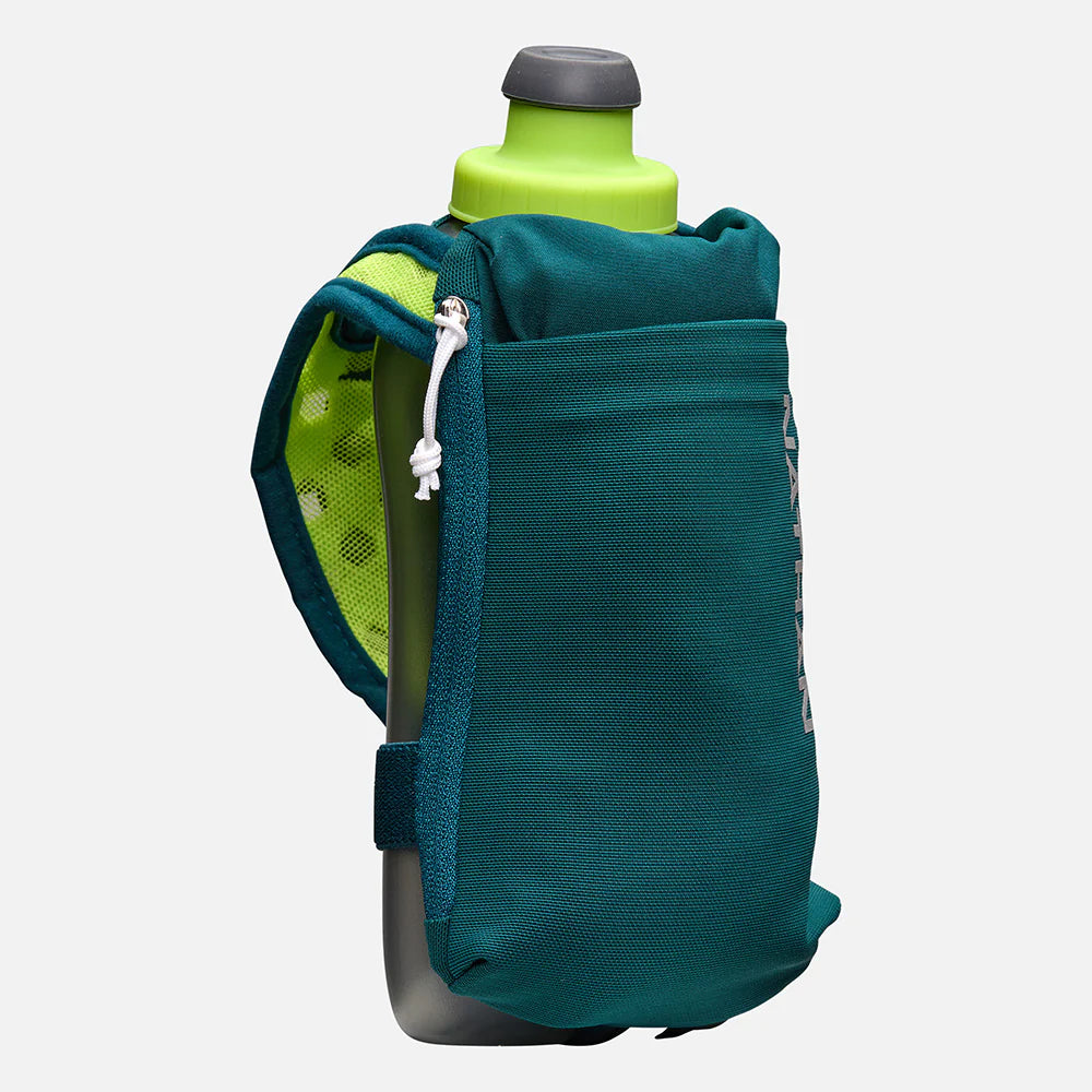 SpeedDraw 2 Insulated Stainless Steel Flask 18oz (Deep Teal/Reflective Silver) - Leakproof Travel Water Bottle for Hiking, Camping & Outdoor Adventures