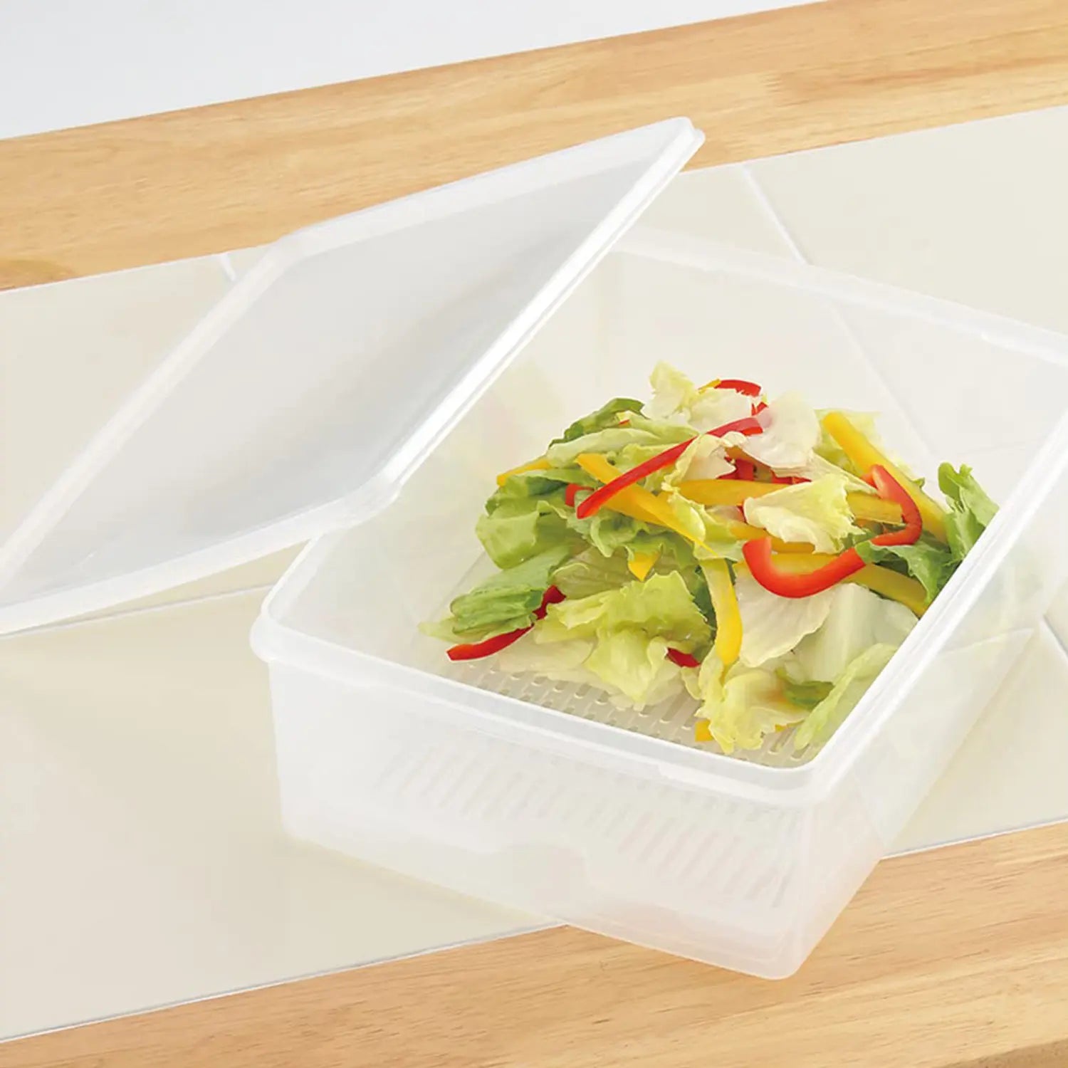Entec High Pack Antibacterial Polypropylene Drainer Tray - Dish Drying Rack for Kitchen, Bathroom & RV Use | BPA-Free Plastic Utensil Organizer with Drainage Holes | Space-Saving Storage Solution
