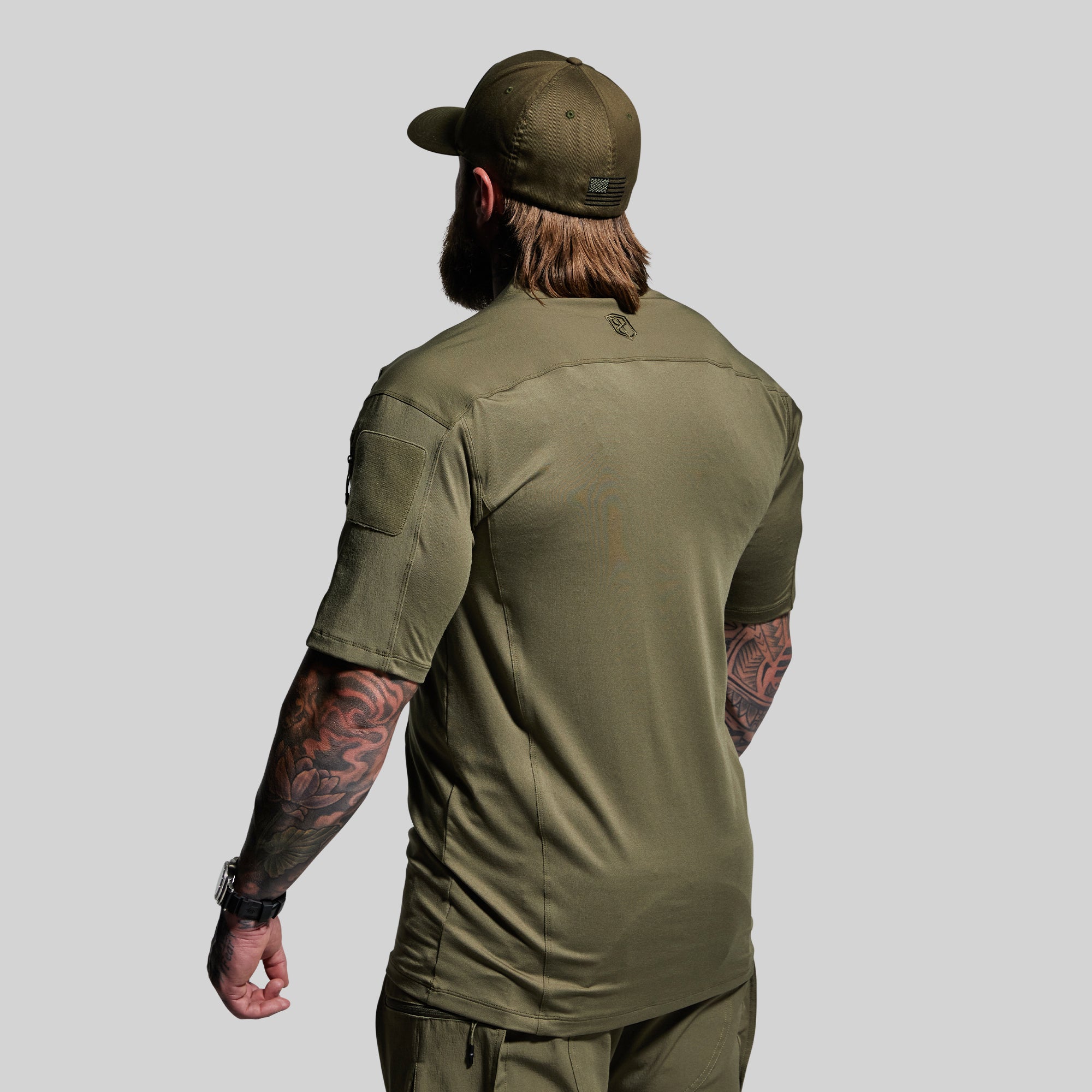 Op Top (OD Green) Tactical Hat - Military Style Baseball Cap for Outdoor, Hunting & Airsoft - Adjustable & Durable