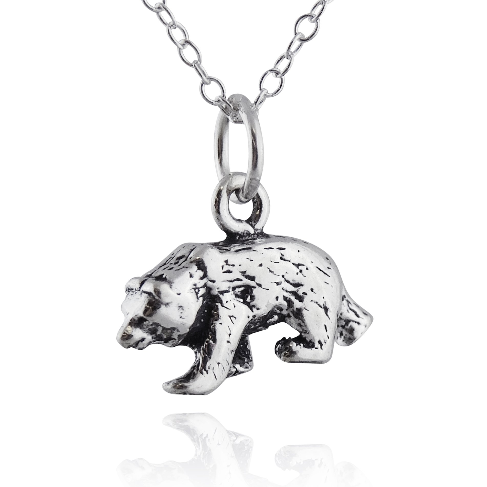 FashionJunkie4Life Sterling Silver Charm Necklace for Women - Elegant Dainty Pendant Jewelry Gift for Birthday, Anniversary & Everyday Wear