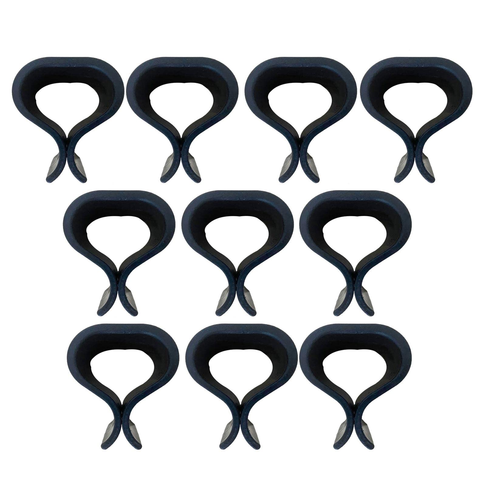 FAKEME 10 Pack Small Patio Sofa Alignment Clips - Heavy Duty Sectional Sofa Connectors, Rattan Furniture Clamps (5x6.2cm) for Outdoor Cushion & Wicker Chair Repair - Perfect for Patio, Garden & Poolside Furniture