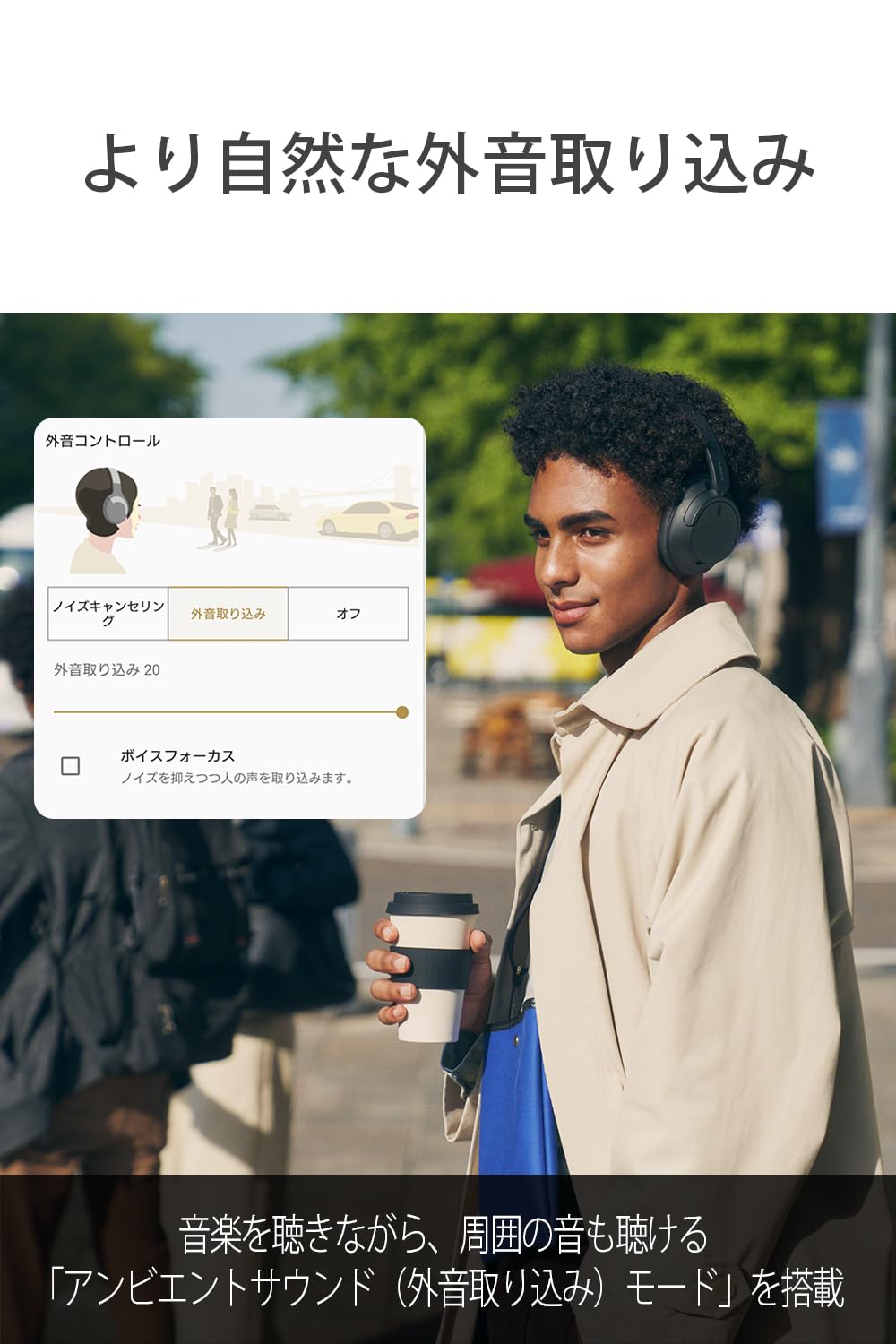 Sony WH-CH720NL Wireless Noise Canceling Bluetooth Headphones with Built-in Mic, 35H Battery & Quick Charge - Navy Blue - Perfect for Travel, Work & Music Lovers