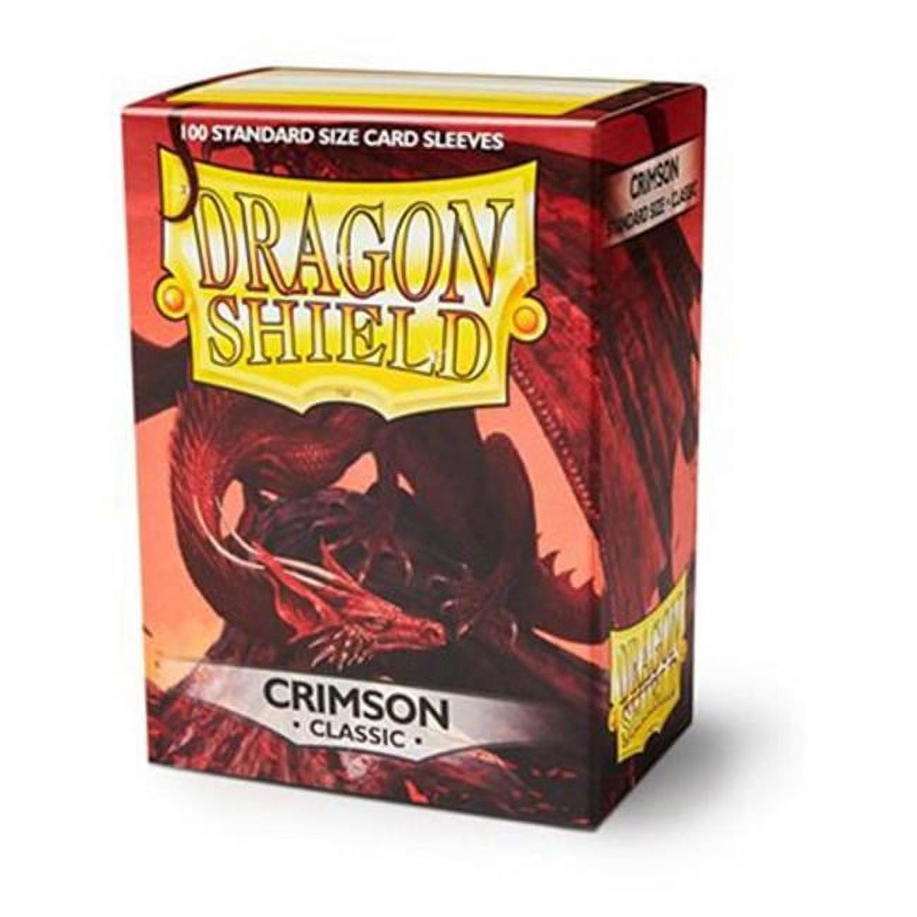 Dragon Shield Crimson Card Sleeves - 100 Count (ATM10021) | Premium Protection for MTG, Pokémon & Trading Cards | Perfect for Gaming Tournaments & Collectors