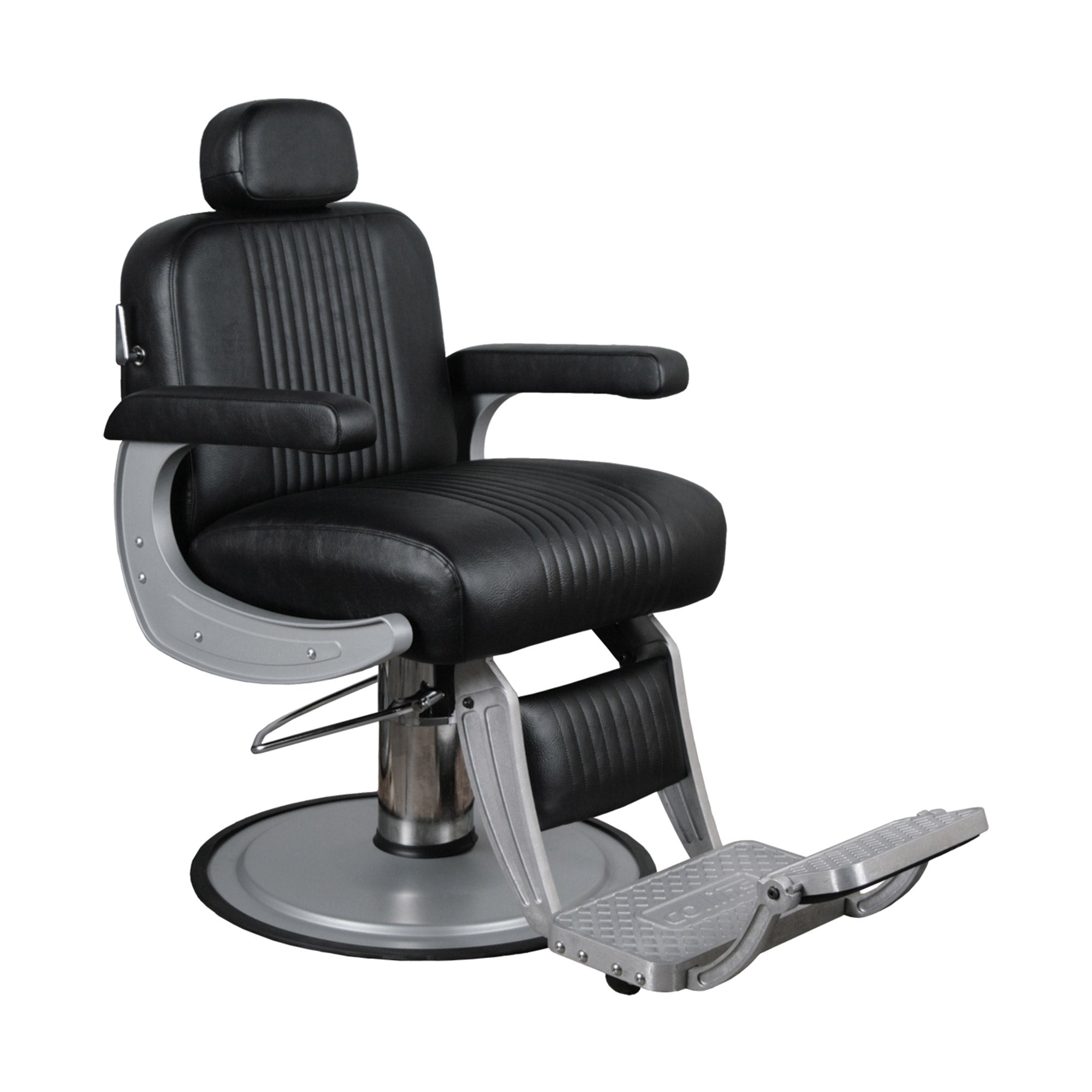 Professional COBALT Barber Chair for Salon & Home Use - Heavy Duty Hydraulic Styling Chair with Adjustable Height & Swivel Base - Perfect for Barbershops, Salons, and Home Grooming Stations