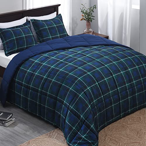 Plaid - Navy/Green
