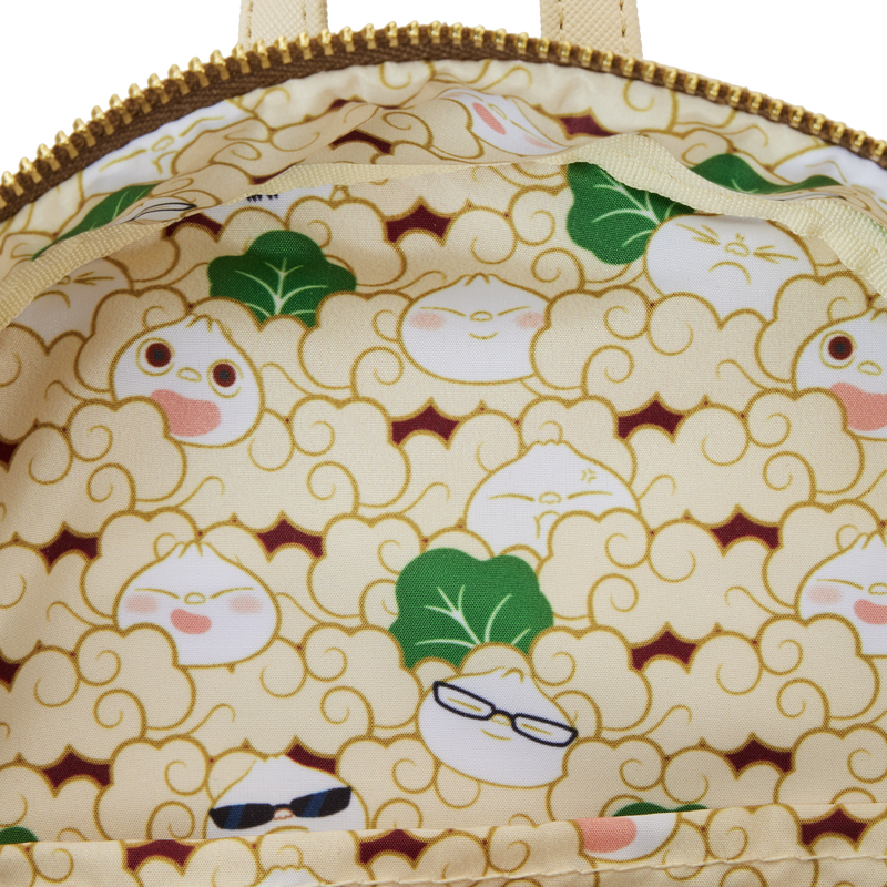 Loungefly Pixar Shorts Bao Bamboo Steamer Basket Mini Backpack - Cute Disney Pixar Themed Crossbody Bag for Women & Girls, Perfect for Theme Parks, Cosplay, and Daily Use