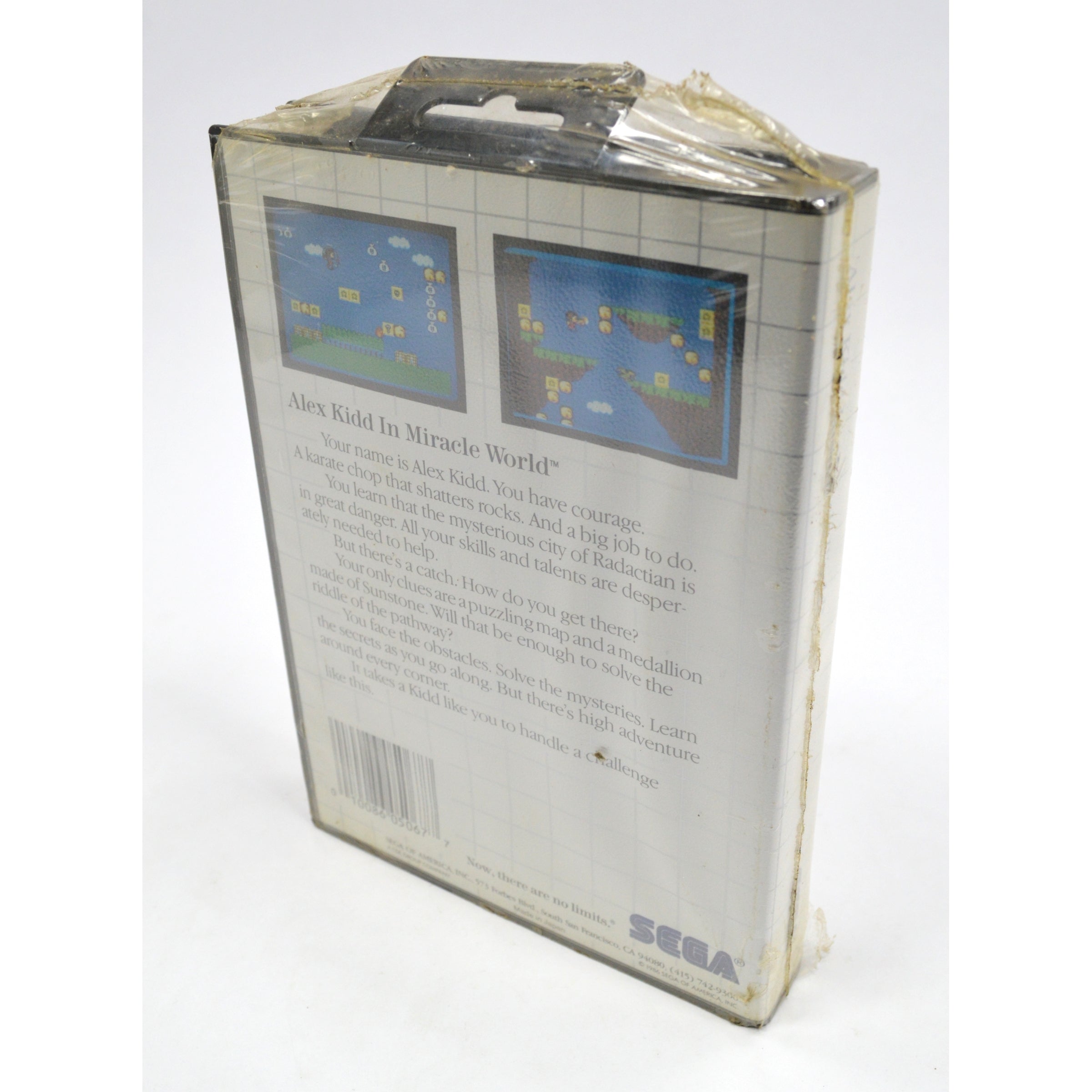 SEGA Master System Alex Kidd in Miracle World SMS Video Game - New & Sealed (1986 Edition) - Perfect for Retro Gaming Collectors & Classic Console Enthusiasts