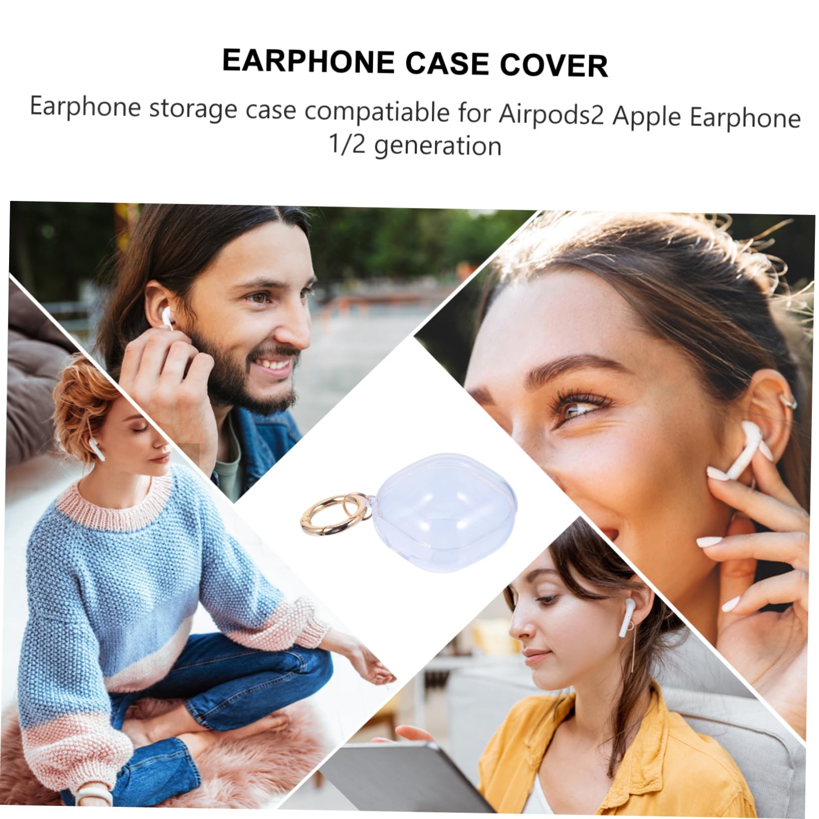 3 Pack Universal Earphone Case - Soft TPU Headset Storage Cover for AirPods Pro 2, Wireless Earbuds | Perfect for Travel, Gym & Daily Protection