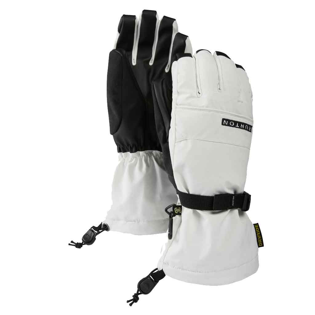 Burton 24/25 Women's Profile Gloves - Stout White | Winter Snowboarding & Skiing Gloves for Cold Weather Protection