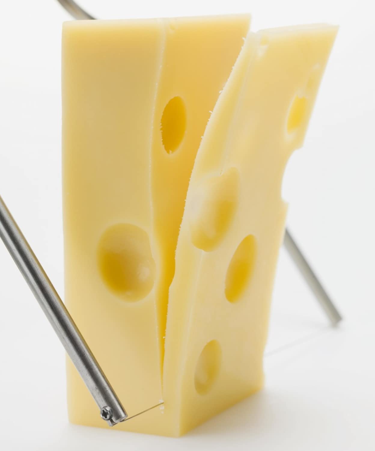 Premium Stainless Steel Cheese Slicer with Wire - Professional Cheese Cutter & Butter Slicer for Kitchen | Perfect for Cheese Boards, Charcuterie Platters & Gourmet Food Preparation