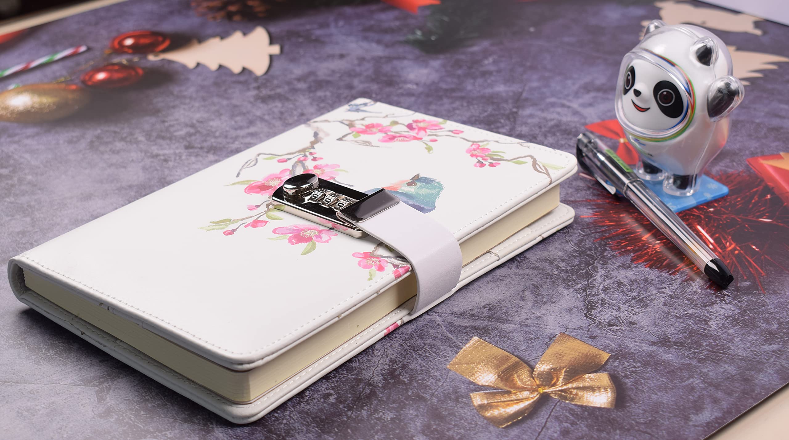 Secure Combination Lock Journal - A5 Password Protected Diary Notebook with Digital Lock, Planner Cover for Teens & Adults (Style 5) | Perfect for Personal Writing, Travel Journaling & Gift Giving