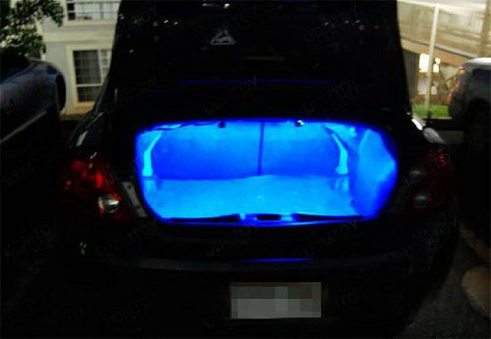 Ultra Blue 4 SMD Error Free LED Light - 578 211 2 6411 Replacement Bulb for Car Dome, Trunk & Cargo Area Lighting - Perfect for Night Visibility and Vehicle Interior Illumination