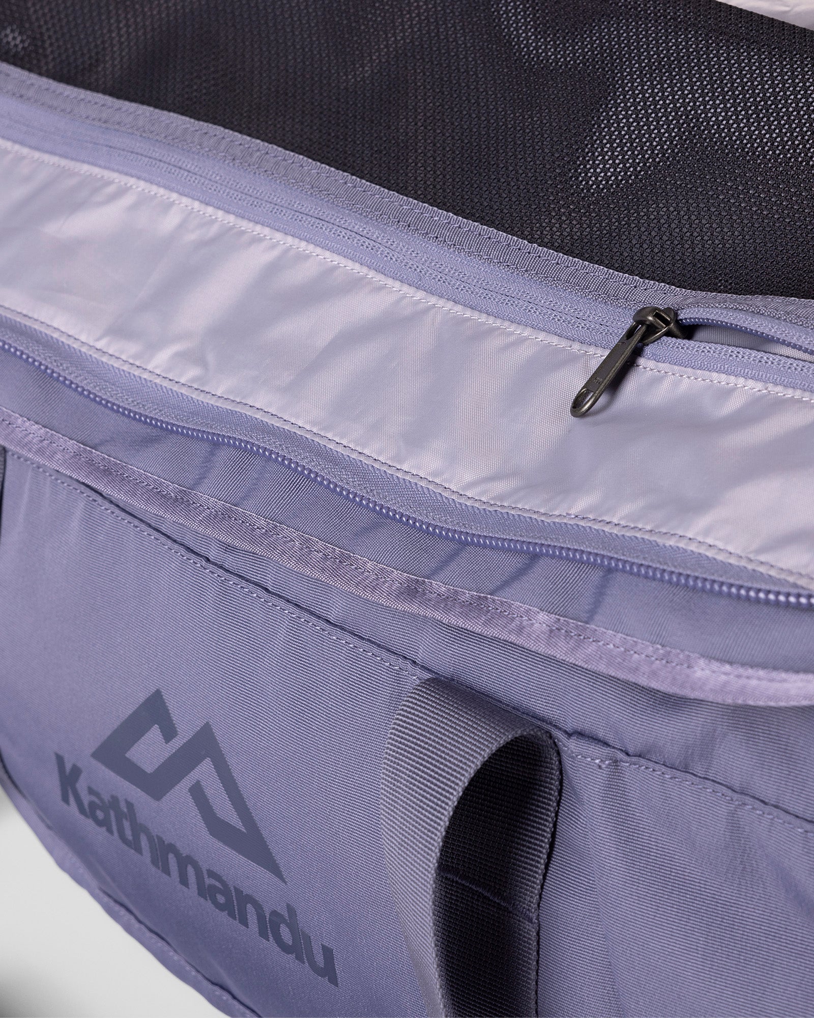 Indus Base Duffel 50L Dark Haze - Large Travel Duffel Bag for Gym, Sports & Weekend Getaways - Water-Resistant Durable Carry-On Luggage